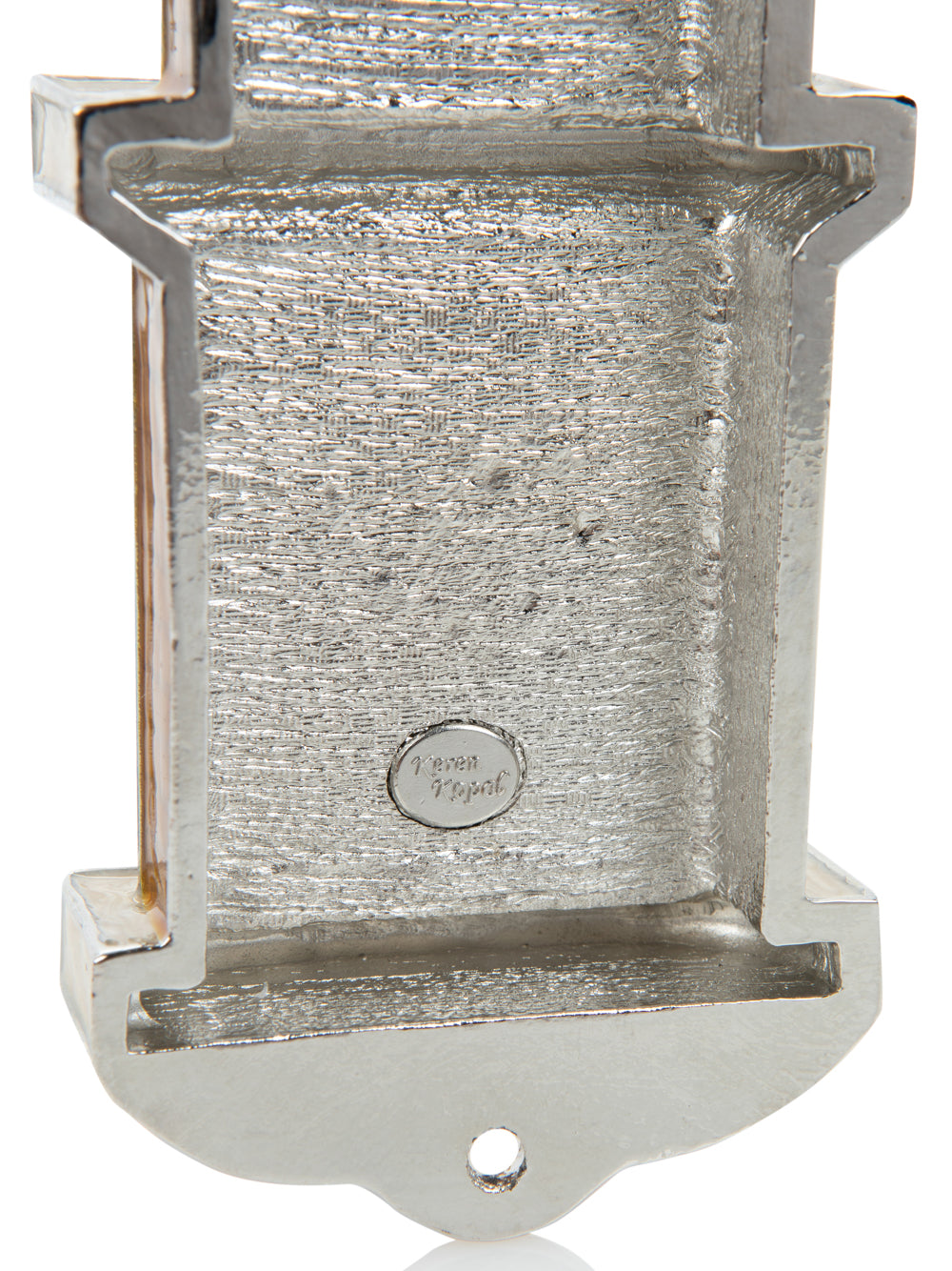 Keren Kopal Blue Contemporary Synagogue style Mezuzah