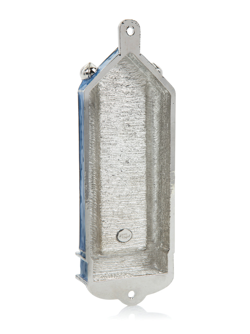 Keren Kopal Blue Holy Ark style Mezuzah