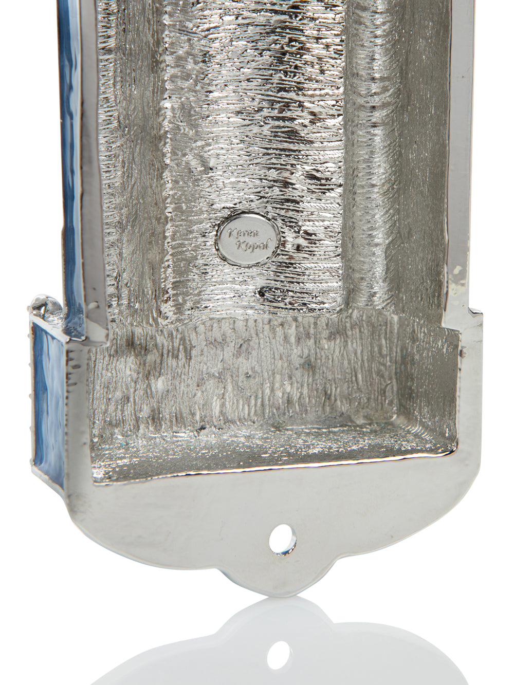 Keren Kopal Blue Western Wall style Mezuzah