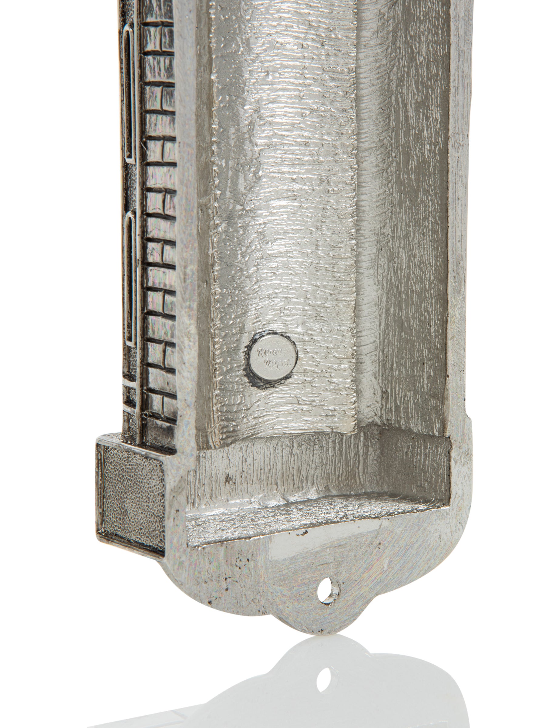 Keren Kopal Silver Contemporary Holy Ark Mezuzah