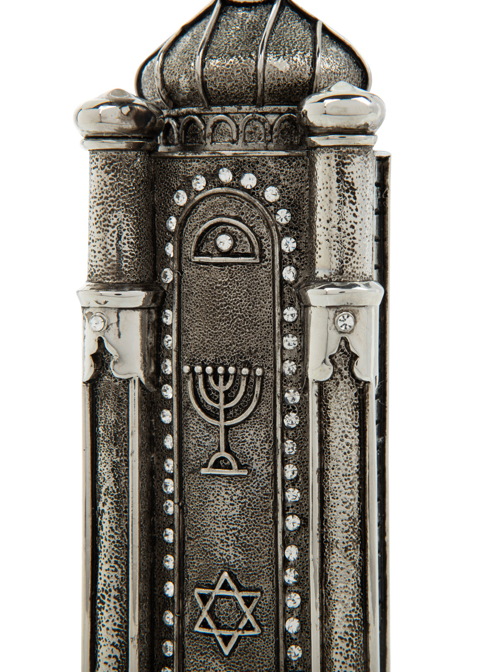 Keren Kopal Silver Modern Holy Ark Mezuzah