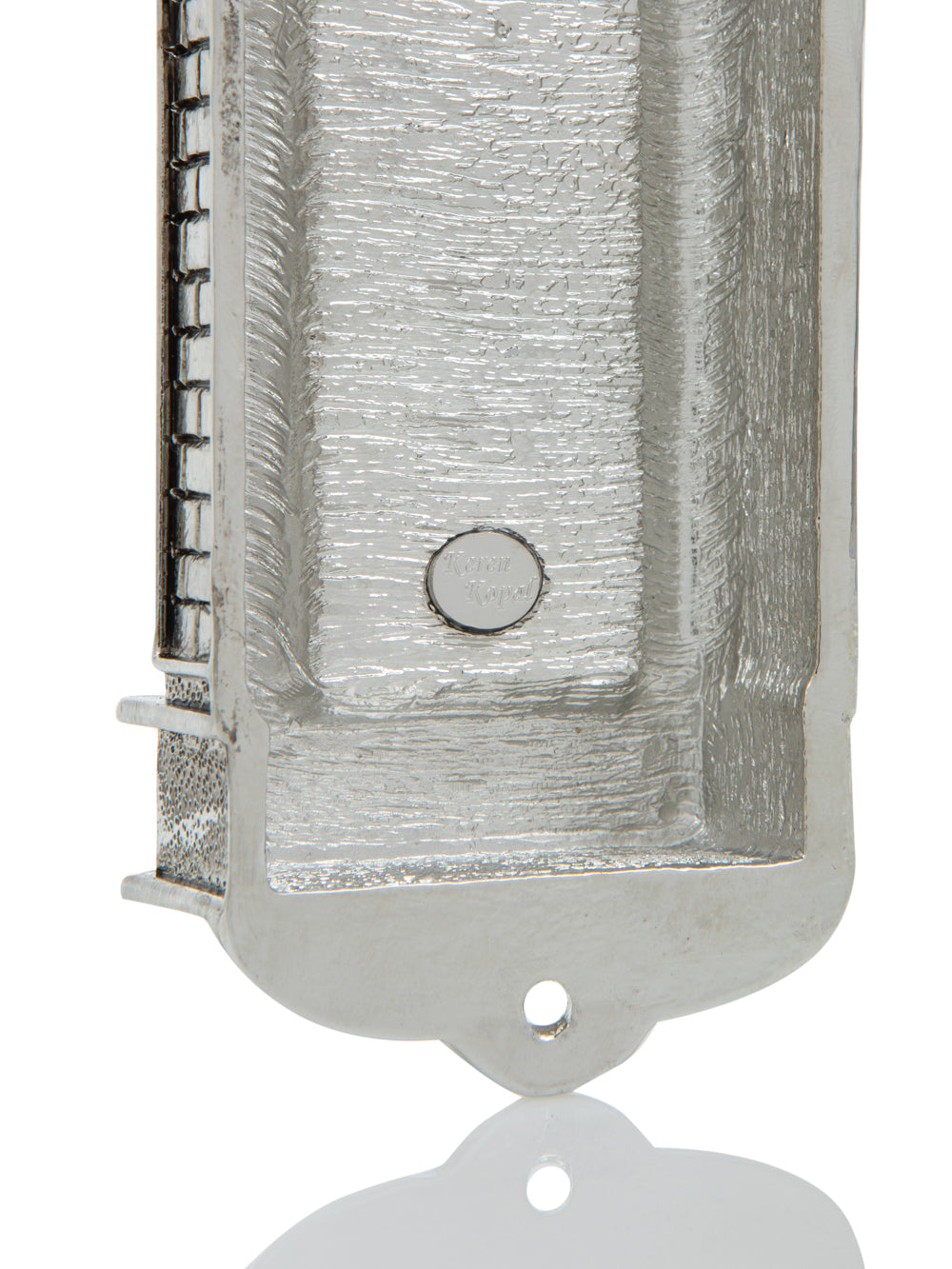 Keren Kopal Silver Holy Ark style Mezuzah