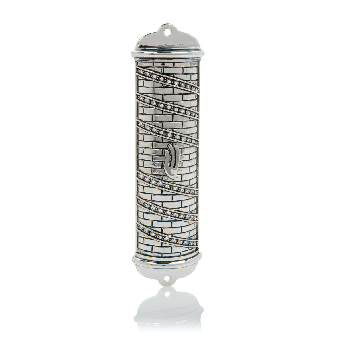 Keren Kopal Silver Modern Mezuzah