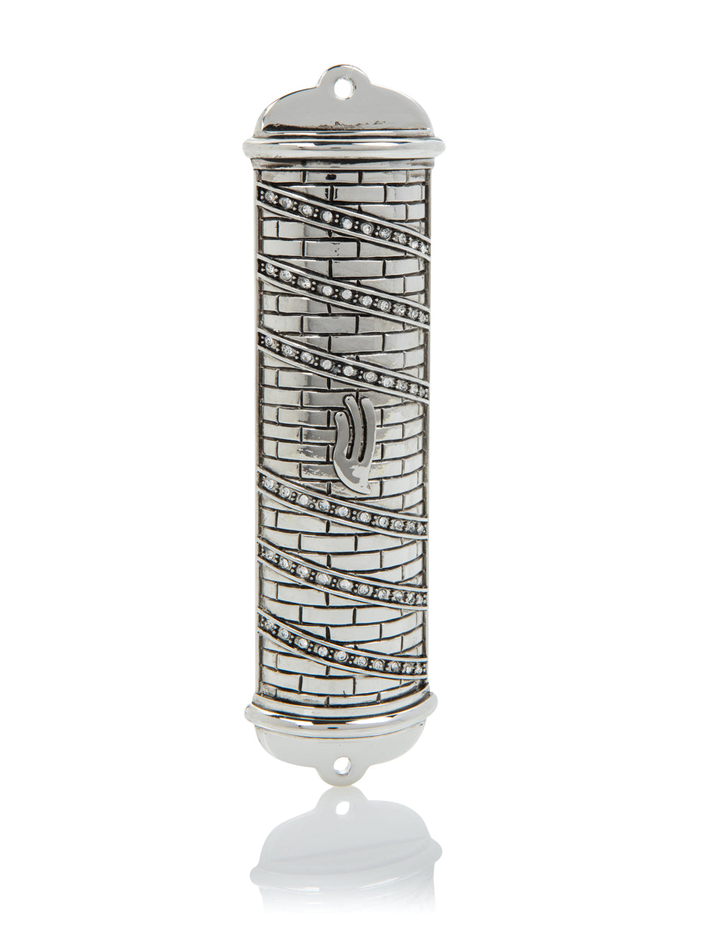 Keren Kopal Silver Modern Mezuzah