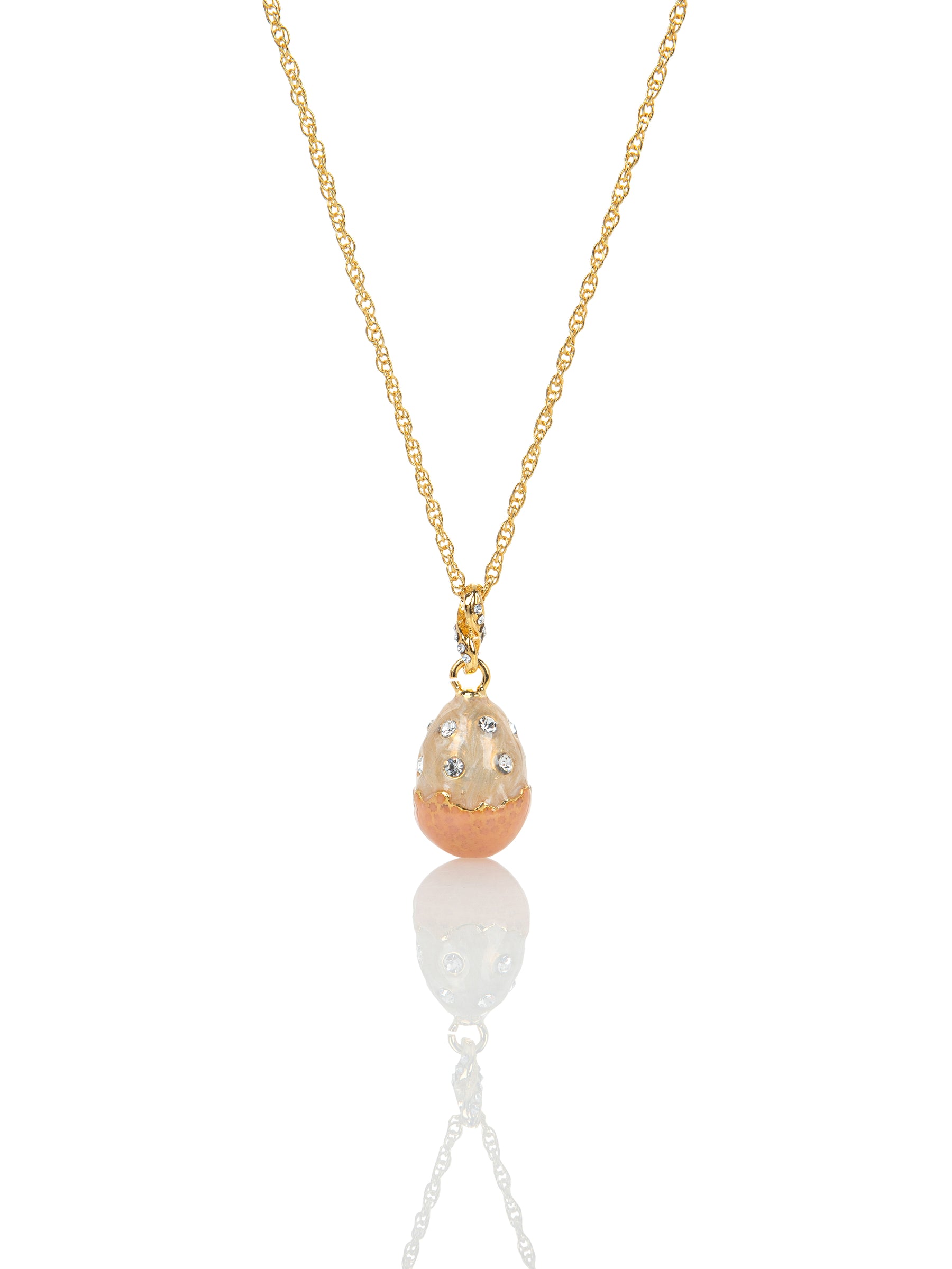 Keren Kopal Pink Egg Pendant Necklace