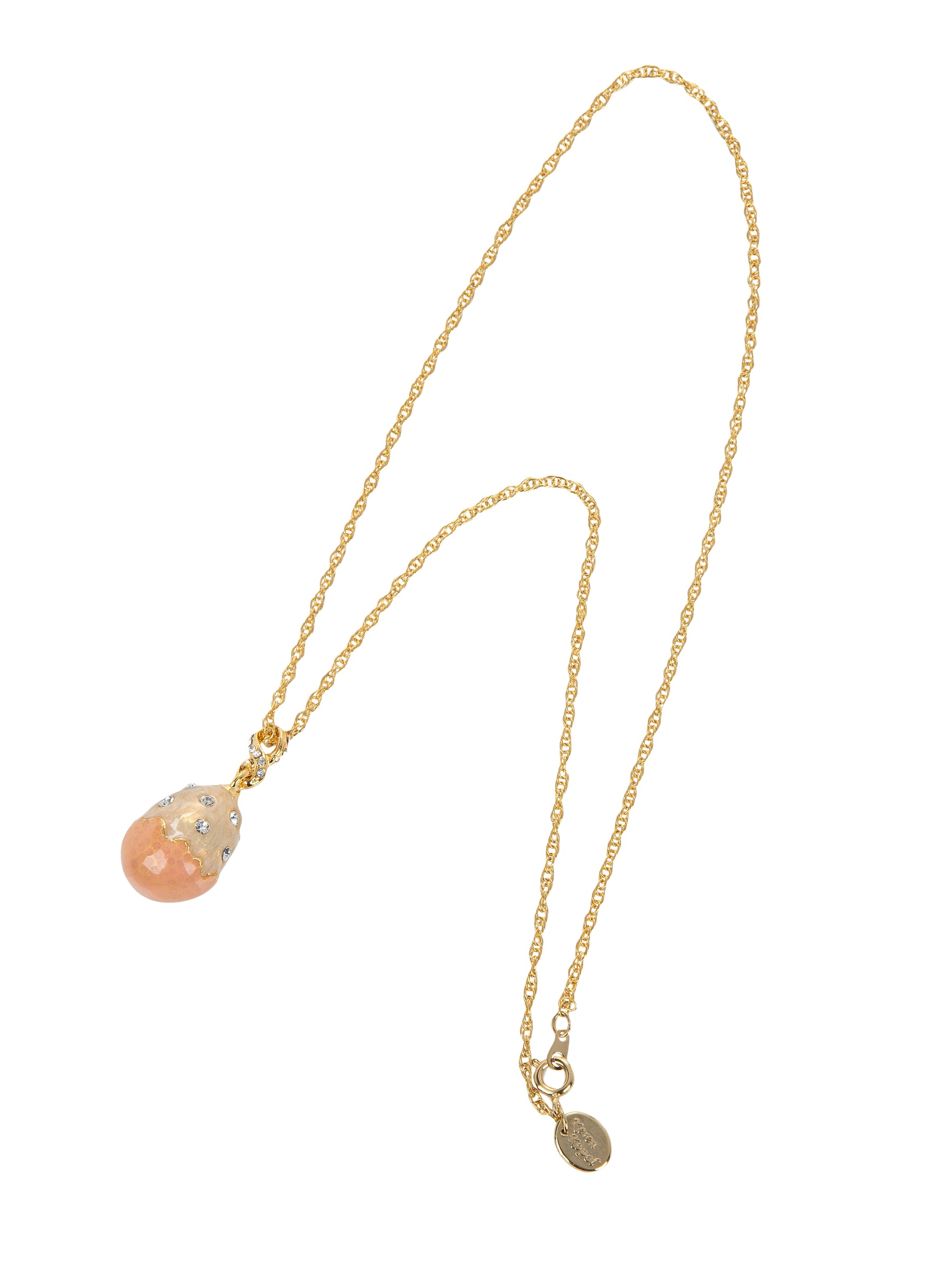 Keren Kopal Pink Egg Pendant Necklace