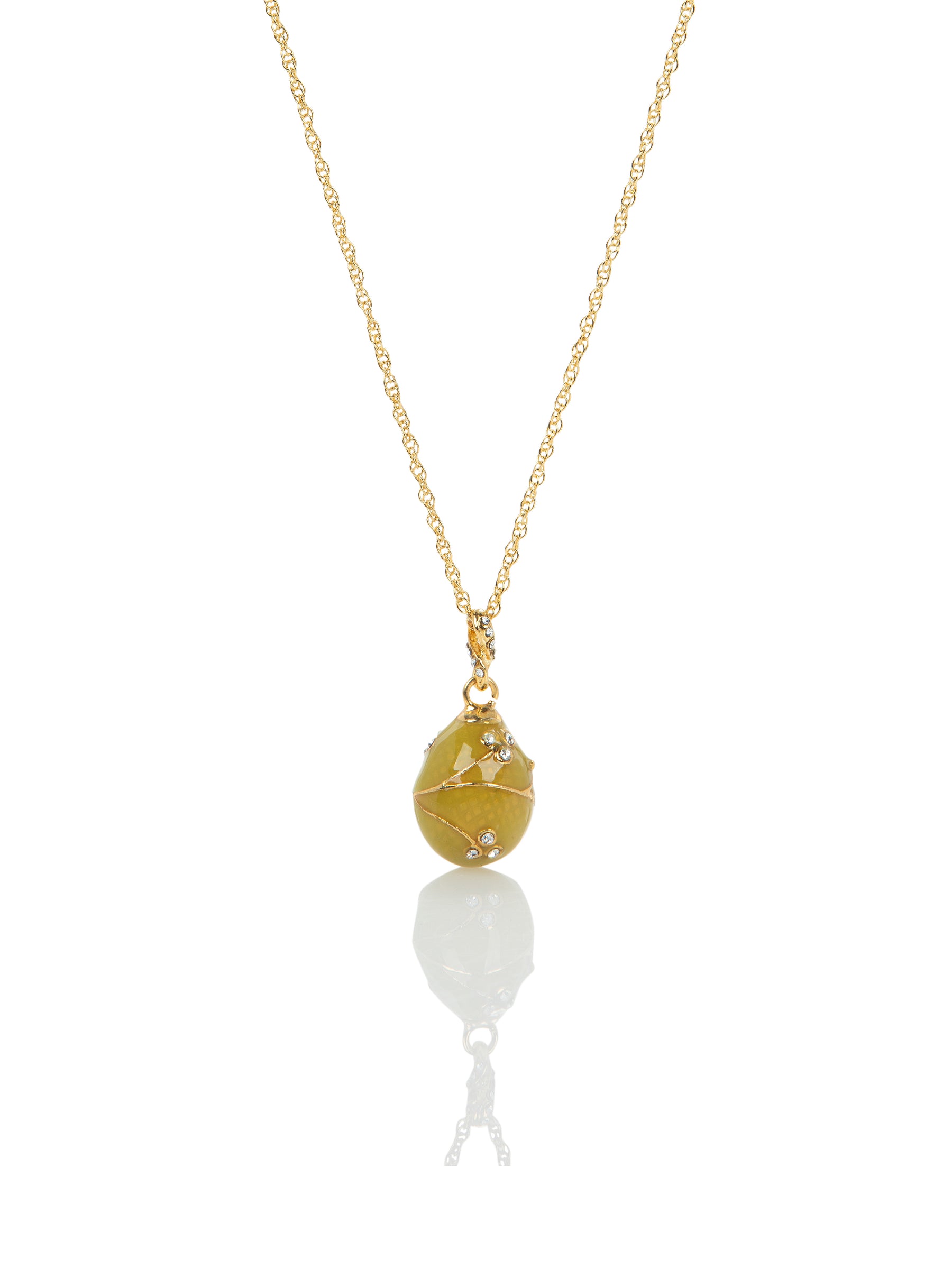 Keren Kopal Yellow Egg Pendant Gold Necklace