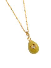 Keren Kopal Yellow Egg Star of David Pendant Gold Necklace