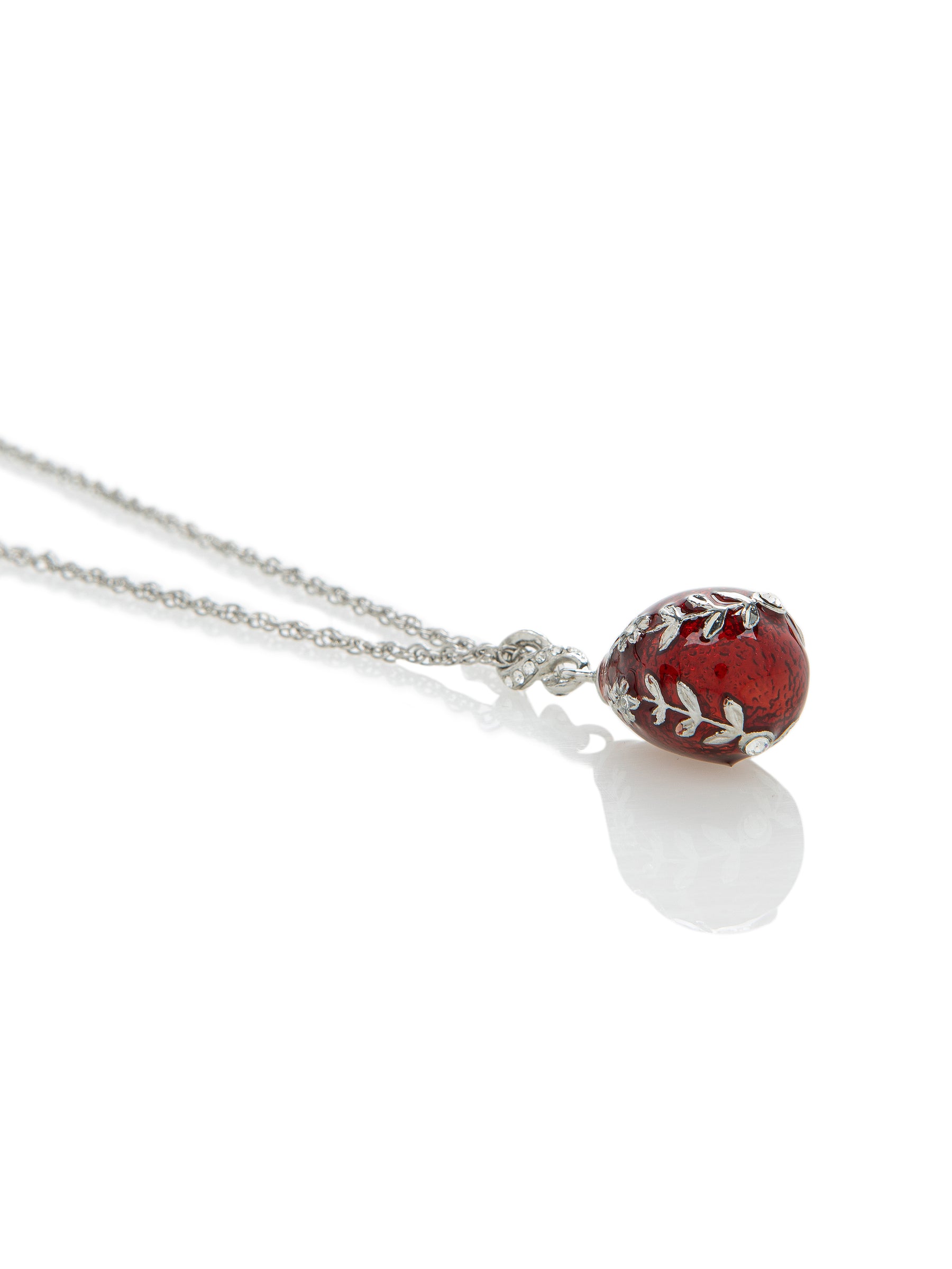 Keren Kopal Red Egg Pendant Necklace