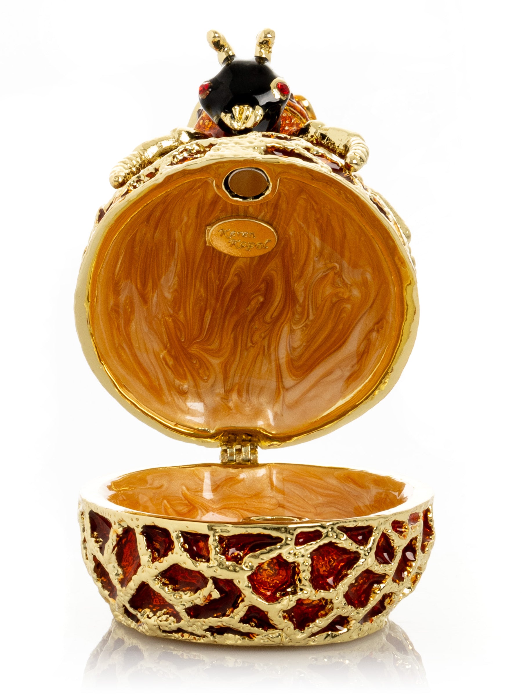 Keren Kopal Bee on Beehive Trinket Box