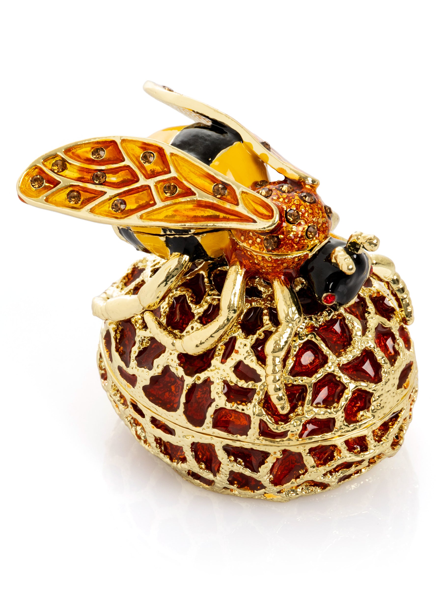 Keren Kopal Bee on Beehive Trinket Box
