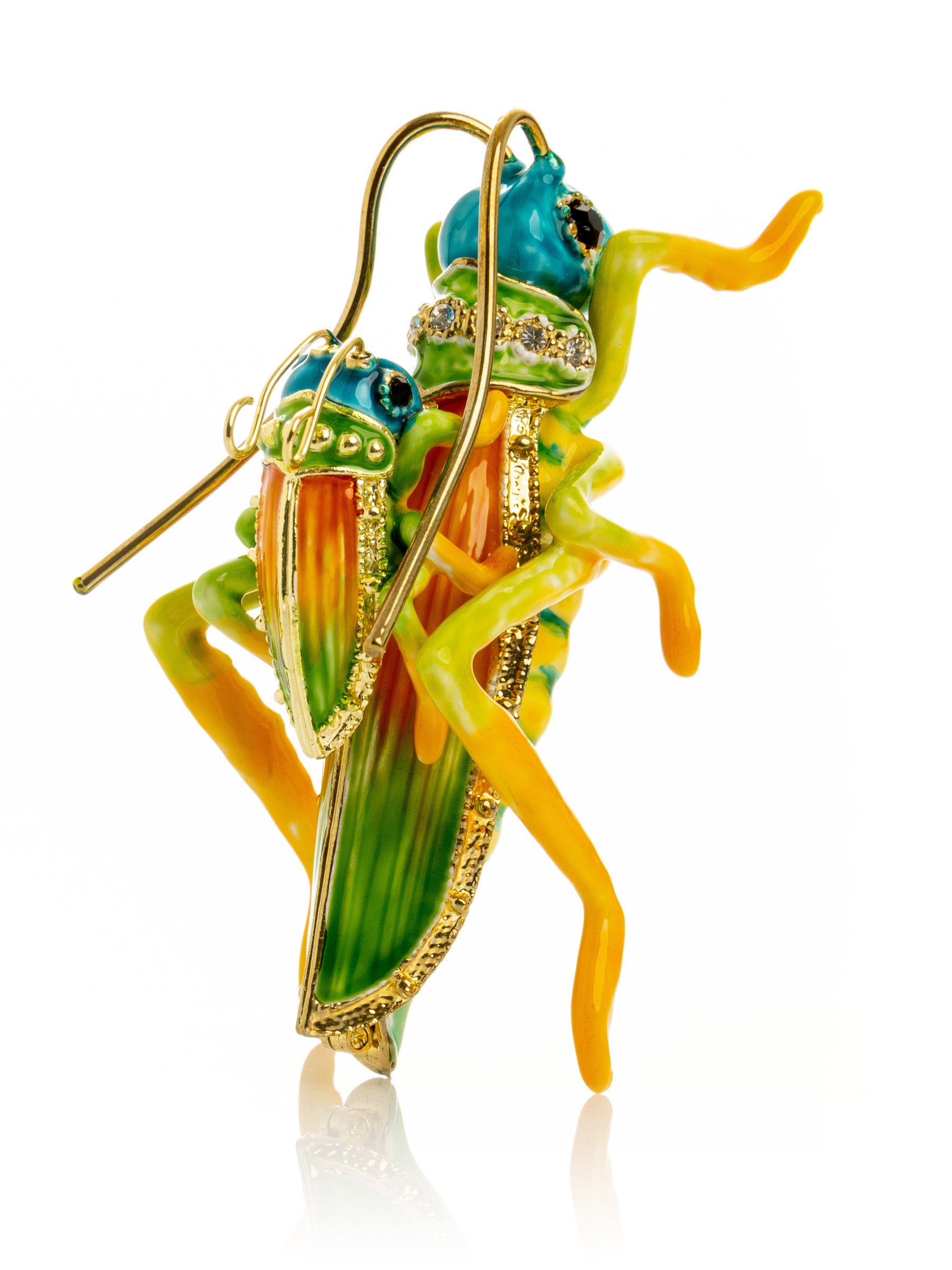 Keren Kopal Grasshopper with baby on the back
