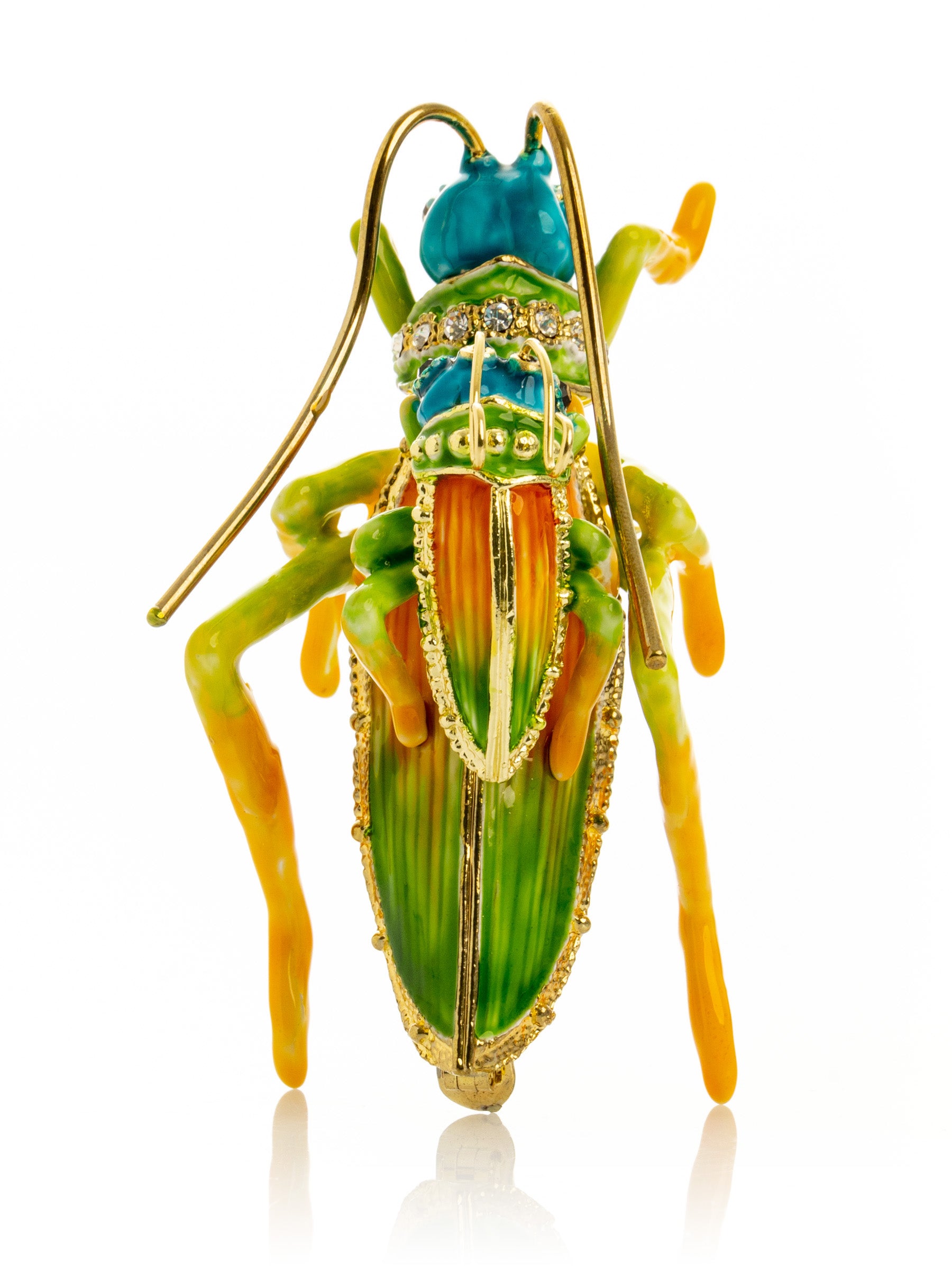 Keren Kopal Grasshopper with baby on the back