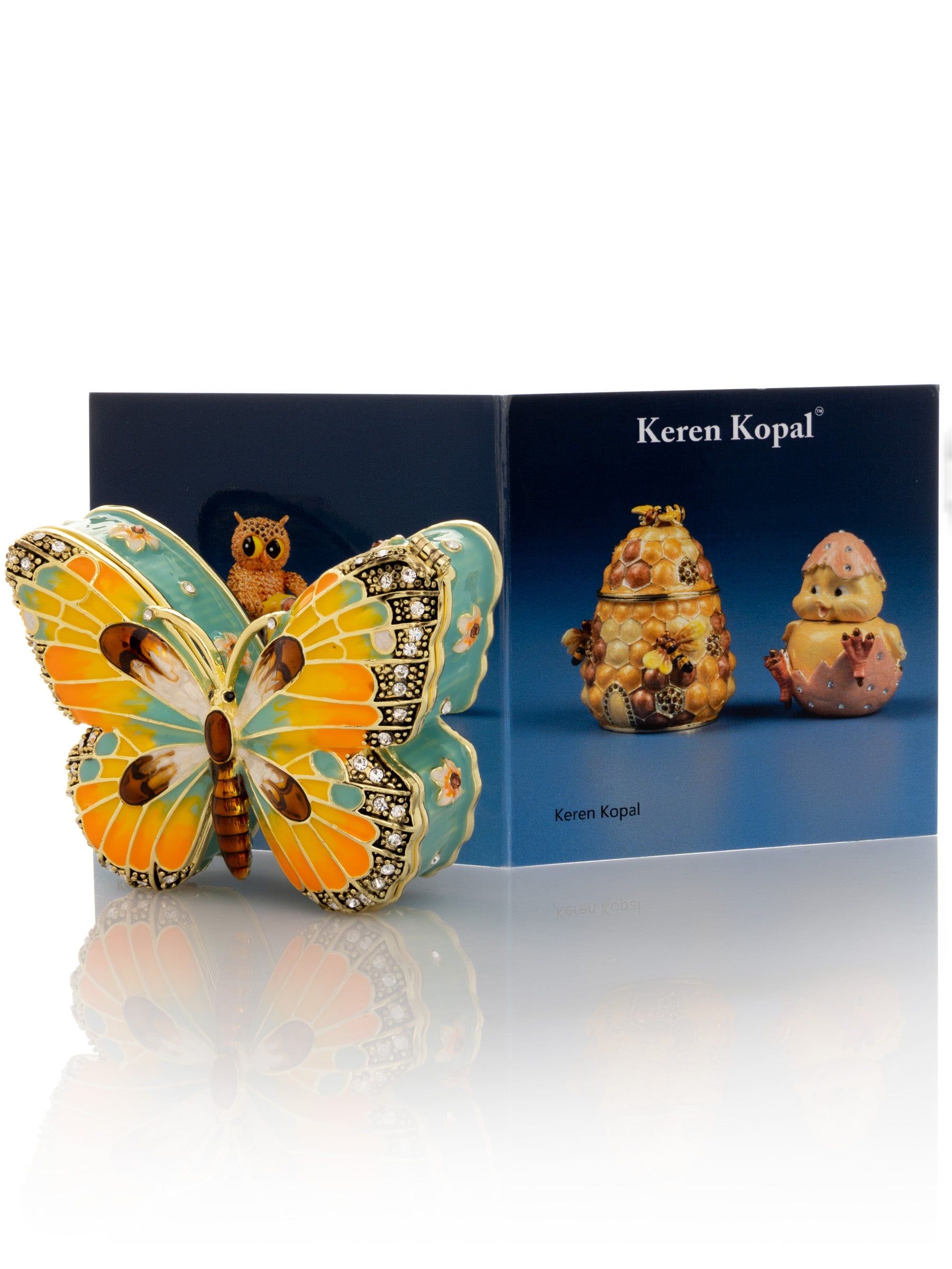 Keren Kopal Butterfly Trinket Box