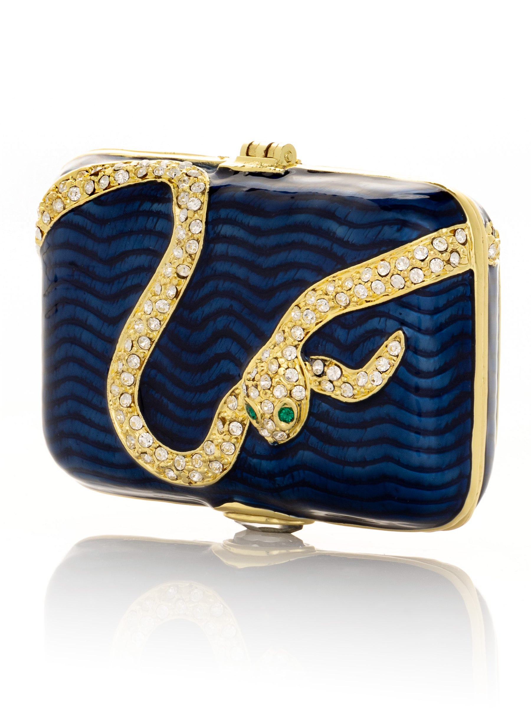 Keren Kopal Blue & Gold Box with Snake