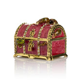 Keren Kopal Red Treasure Chest with Snake