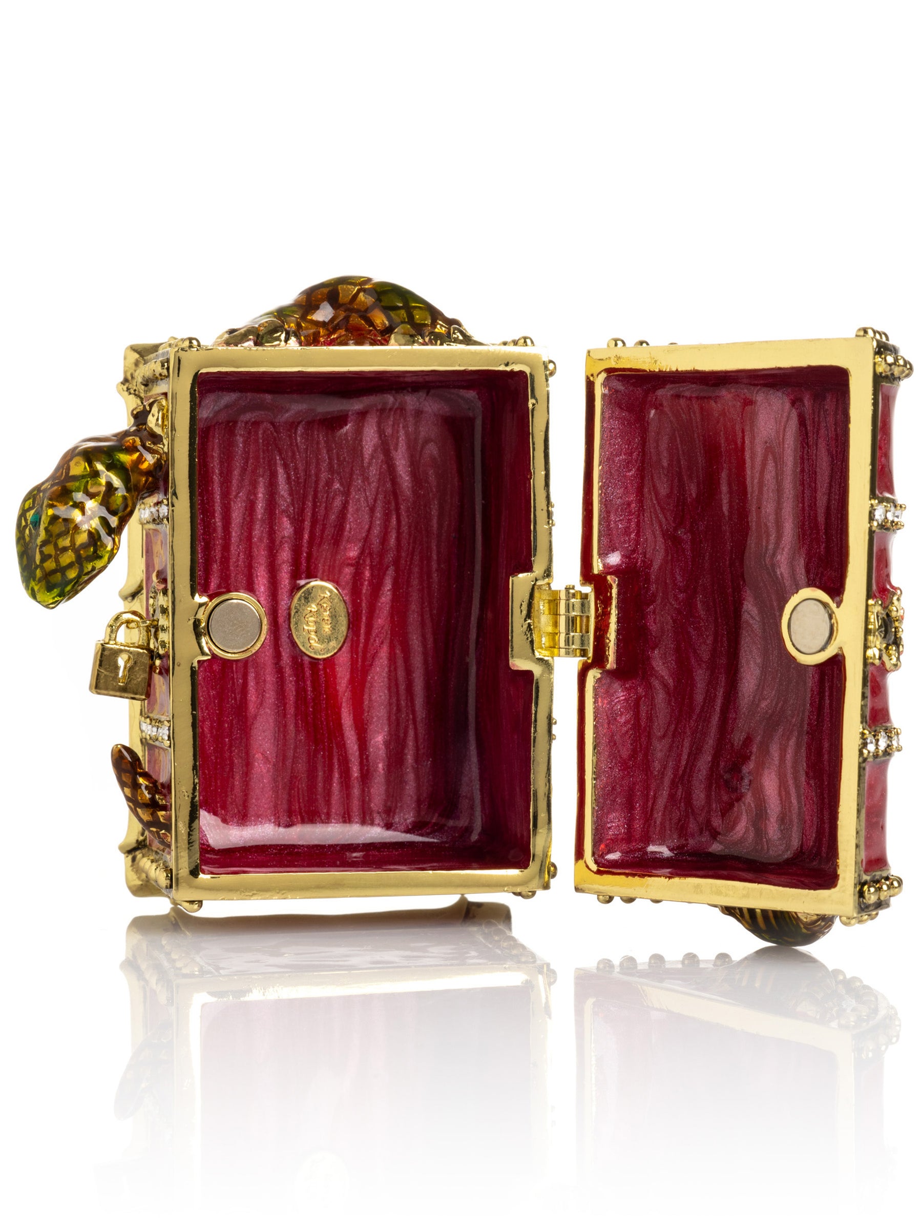 Keren Kopal Red Treasure Chest with Snake