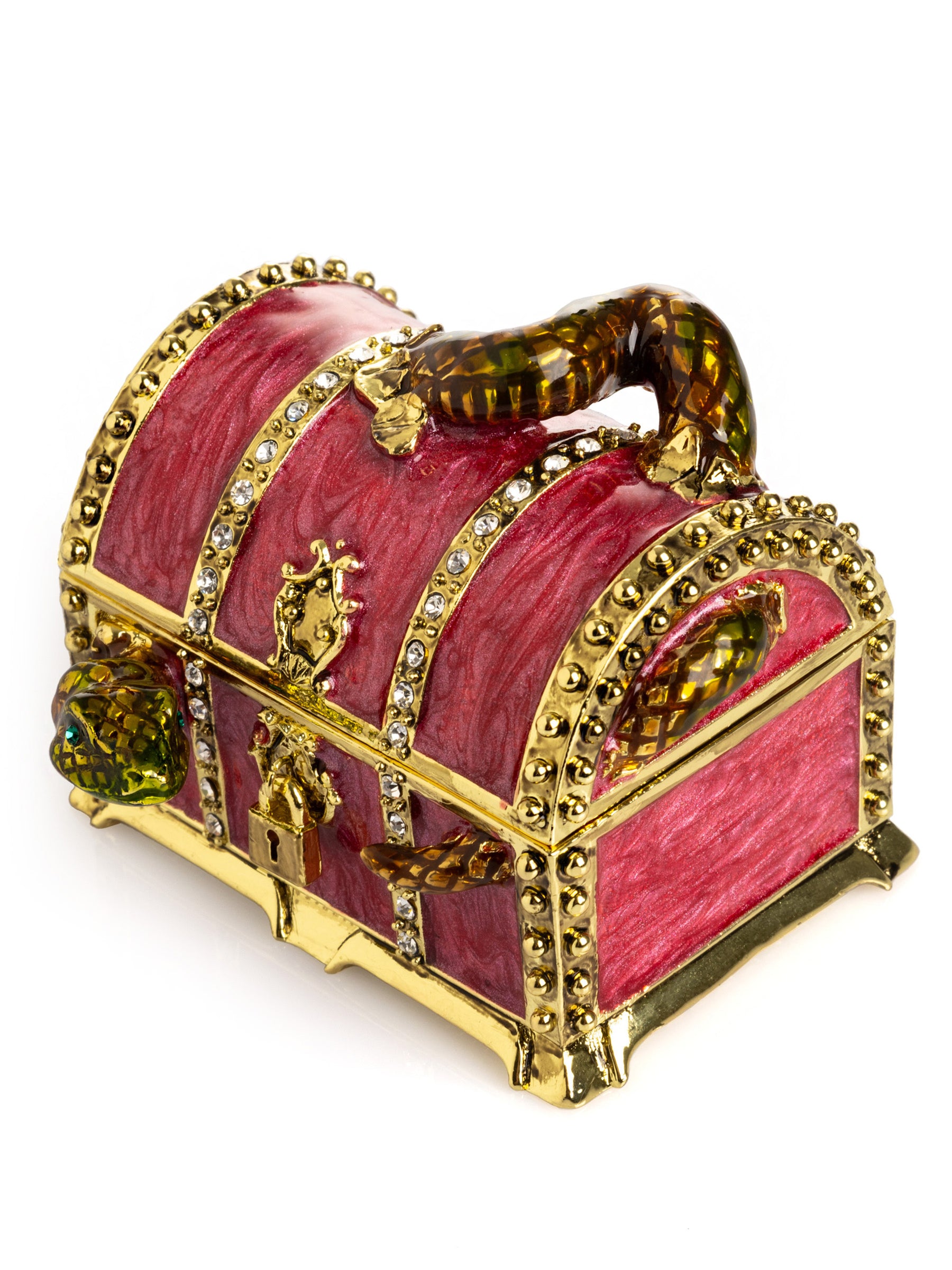 Keren Kopal Red Treasure Chest with Snake