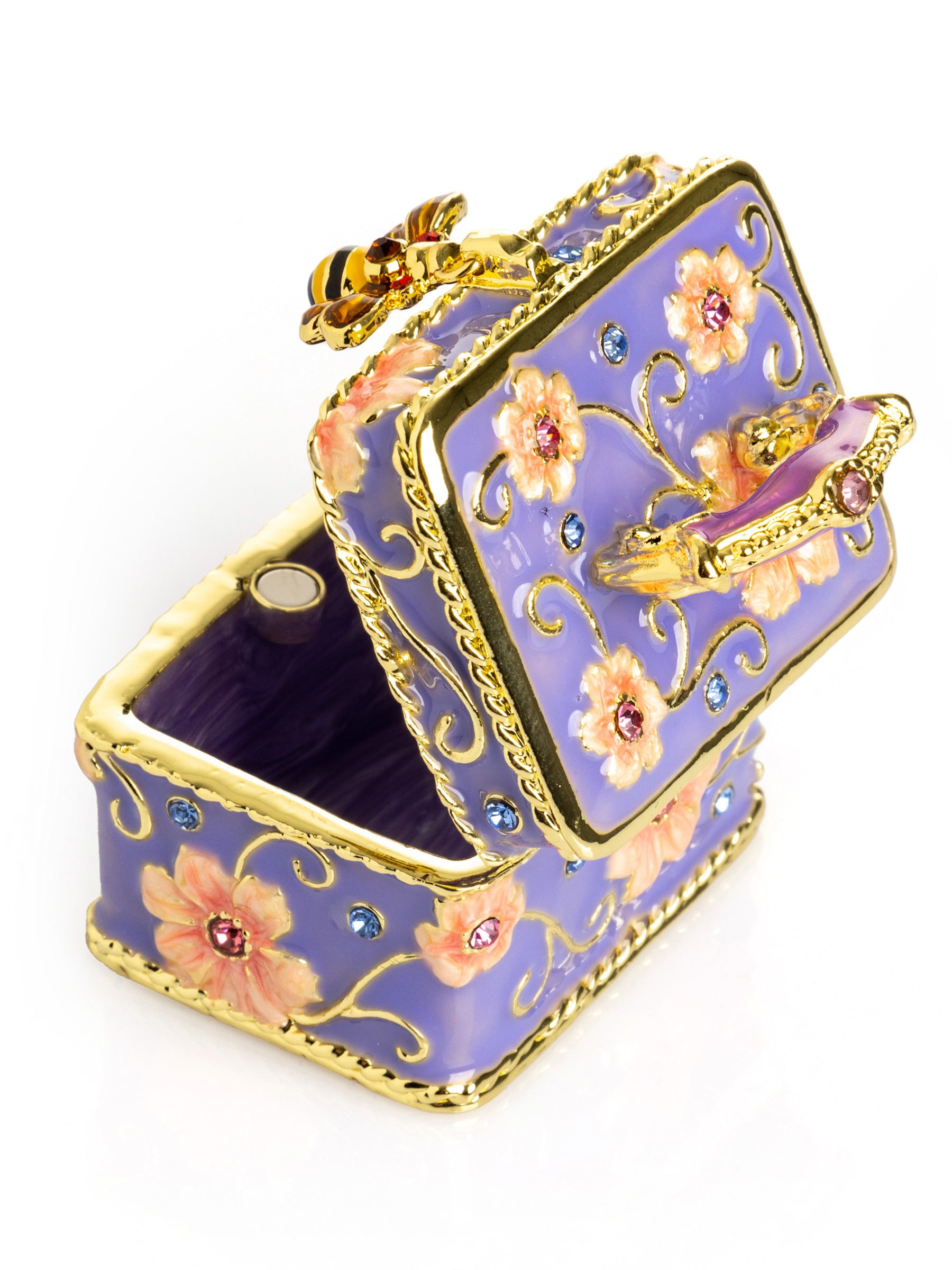 Keren Kopal vintage travel Bag with a Bee Lock