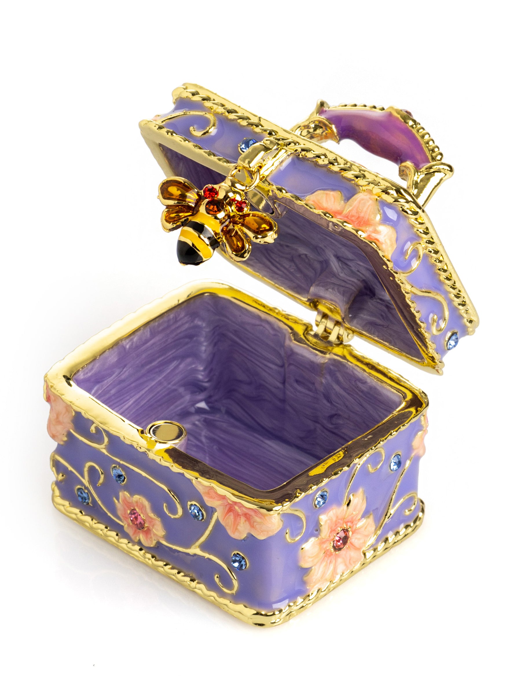 Keren Kopal vintage travel Bag with a Bee Lock