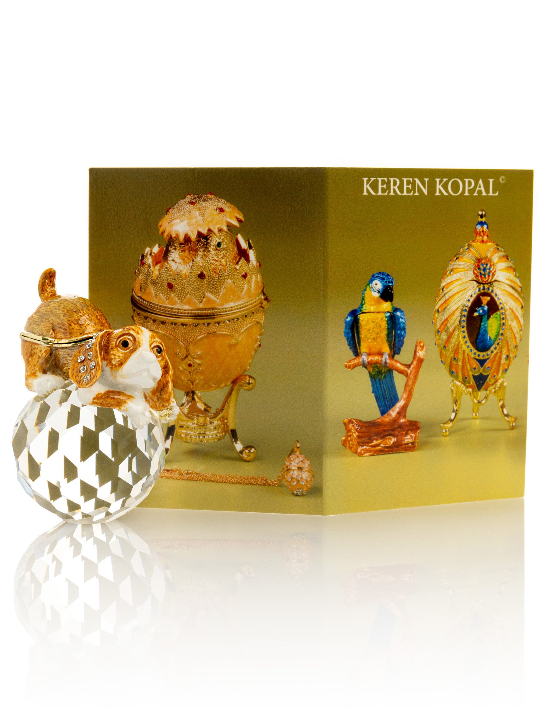 Keren Kopal Brown Puppy on Crystal