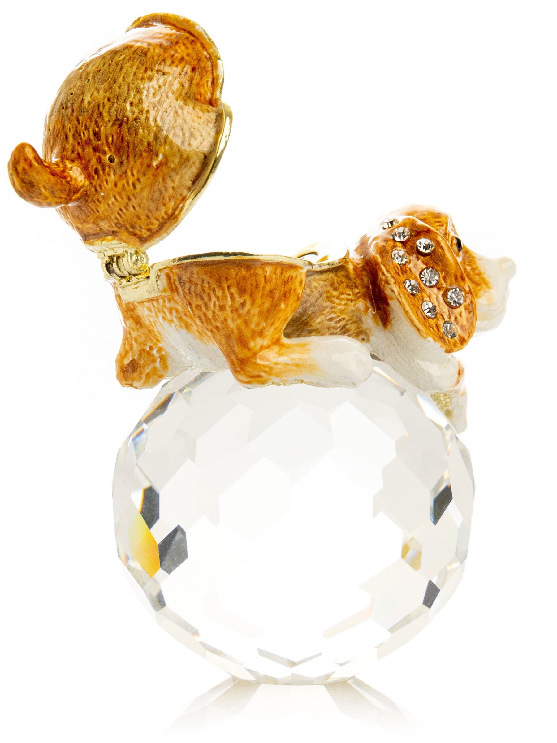 Keren Kopal Brown Puppy on Crystal