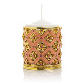 Keren Kopal Pink Decorated Candle Holder