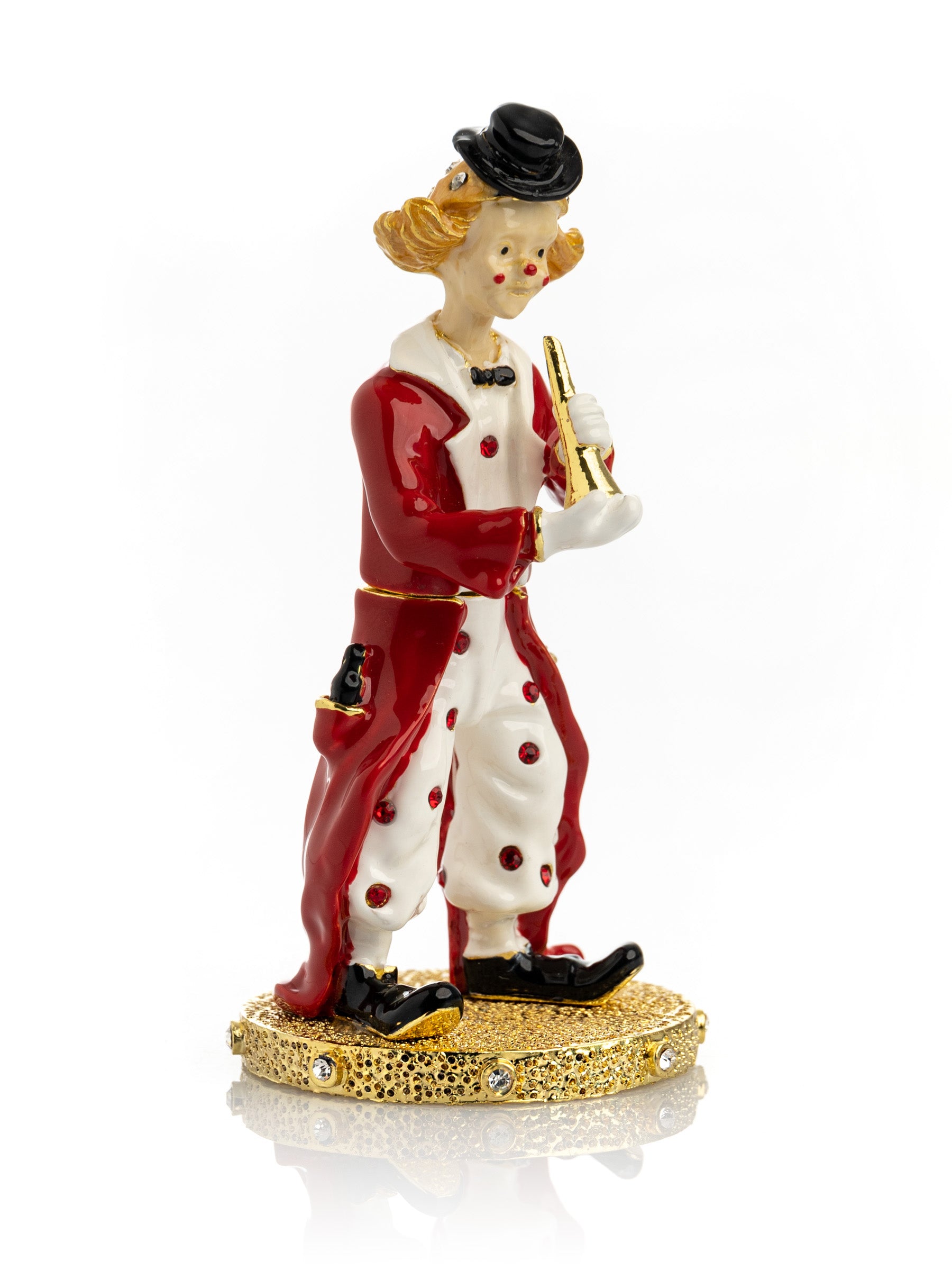 Keren Kopal Circus Clown Playing the Trumpet