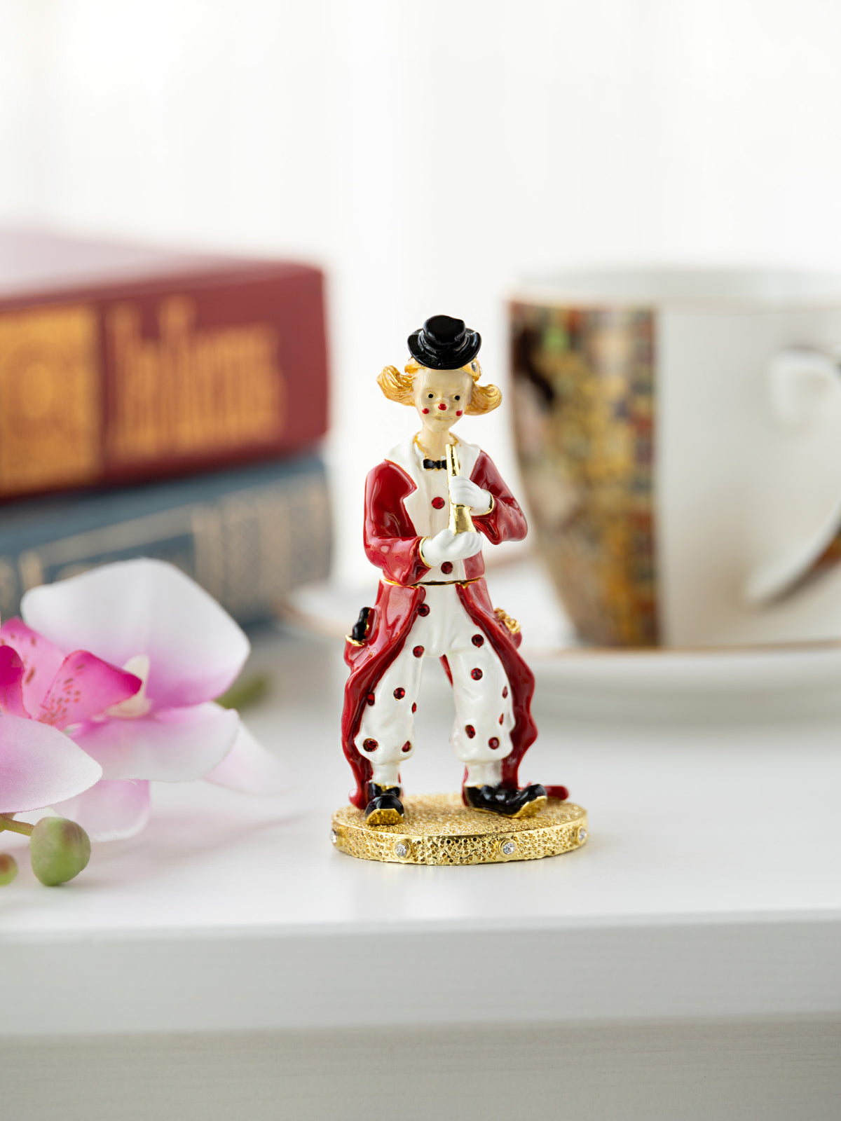 Keren Kopal Circus Clown Playing the Trumpet