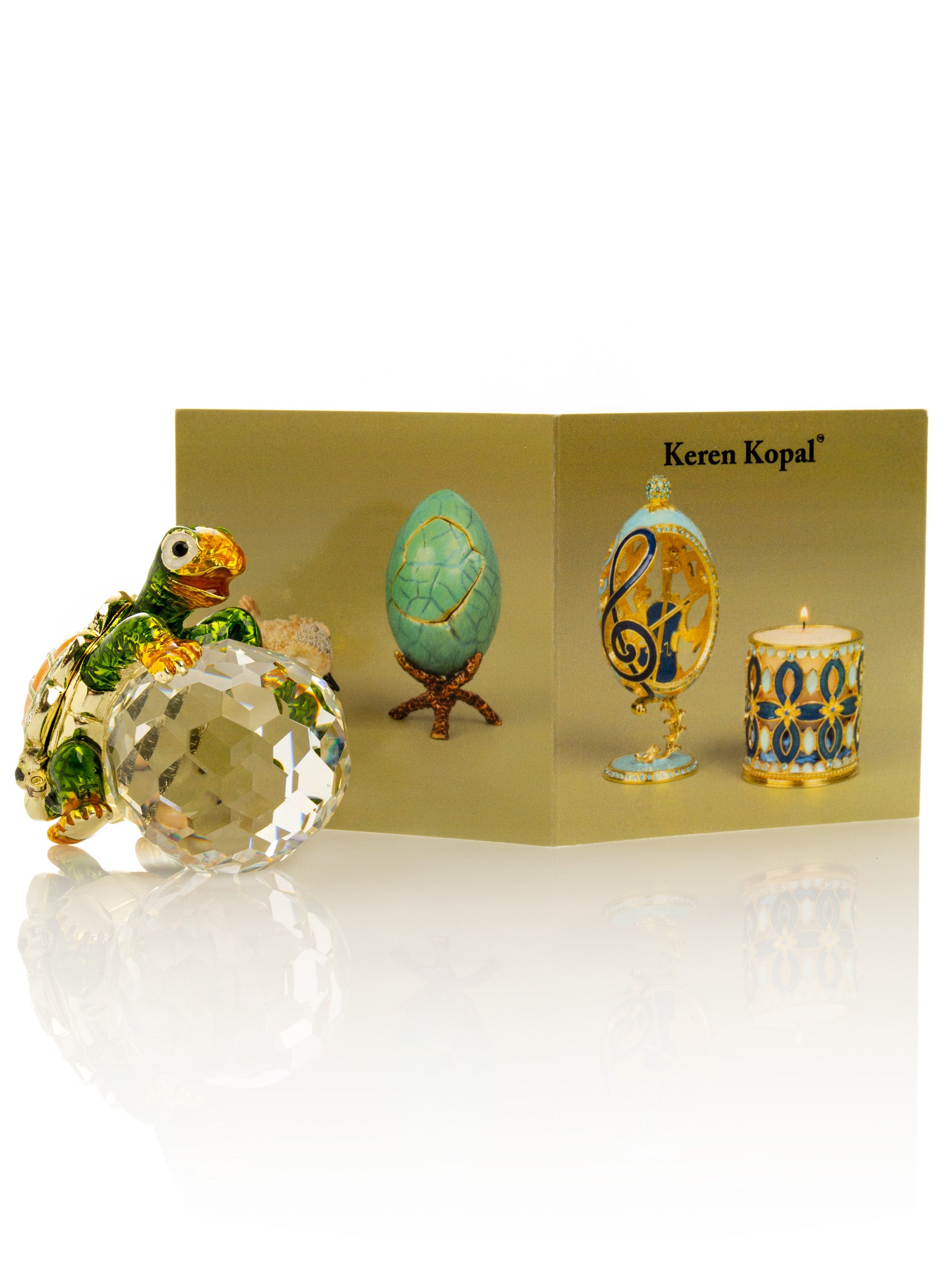 Keren Kopal Turtle on Crystal