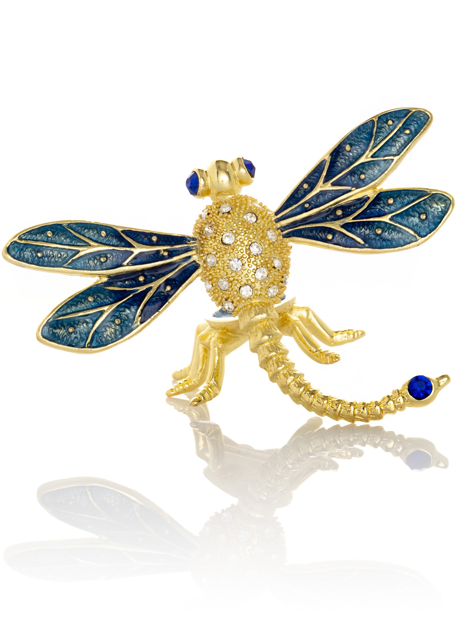 Keren Kopal Golden Blue Dragonfly