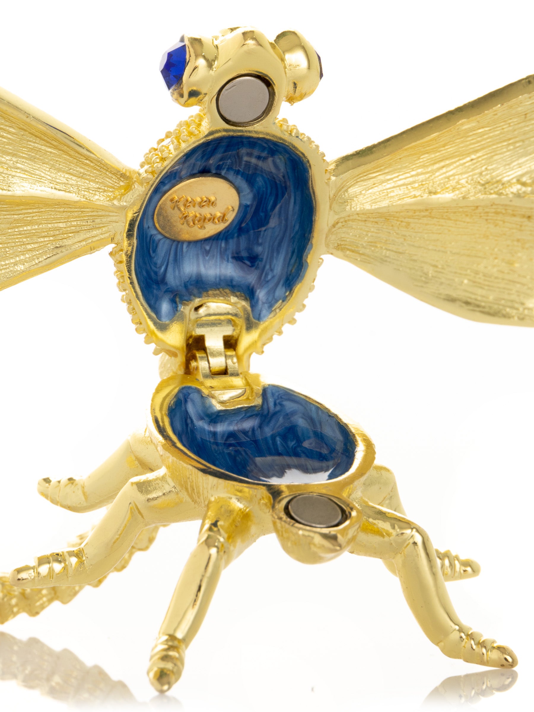Keren Kopal Golden Blue Dragonfly