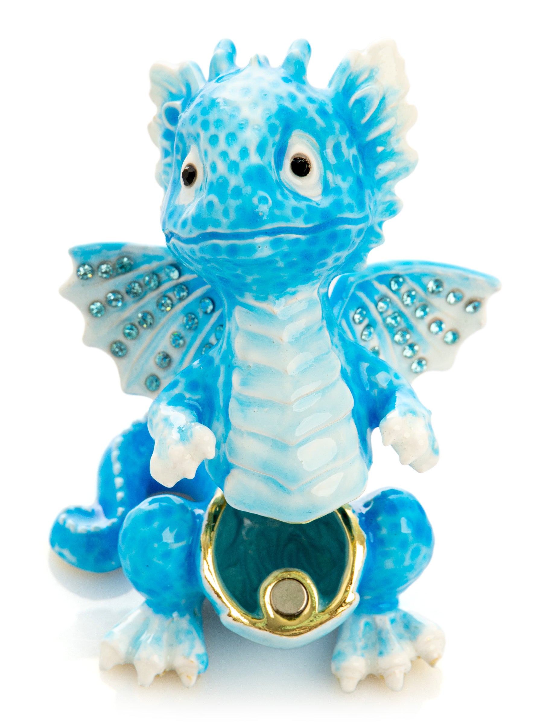 Keren Kopal Cute Blue Chinese Dragon