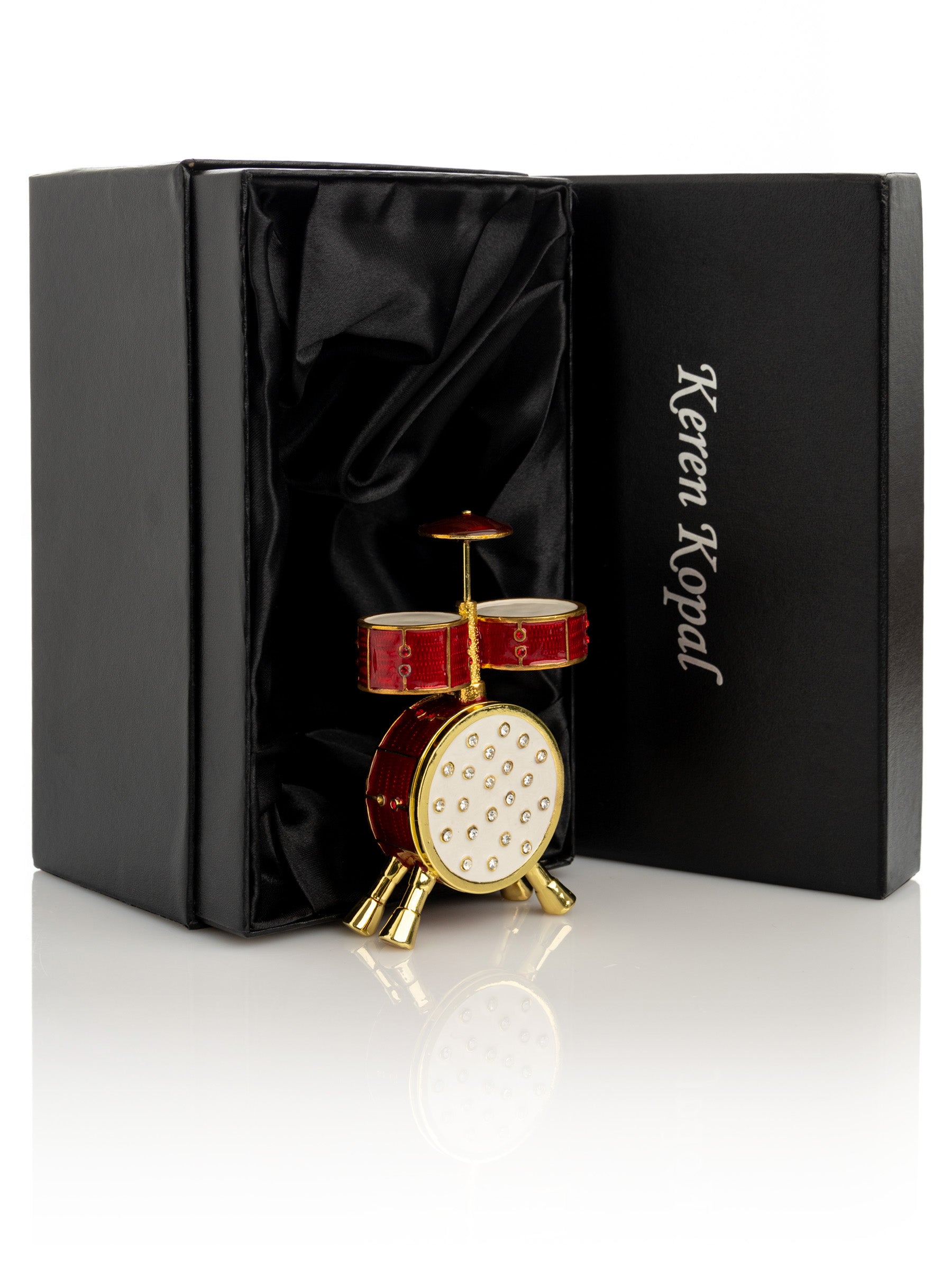 Keren Kopal Drum Set Trinket Box