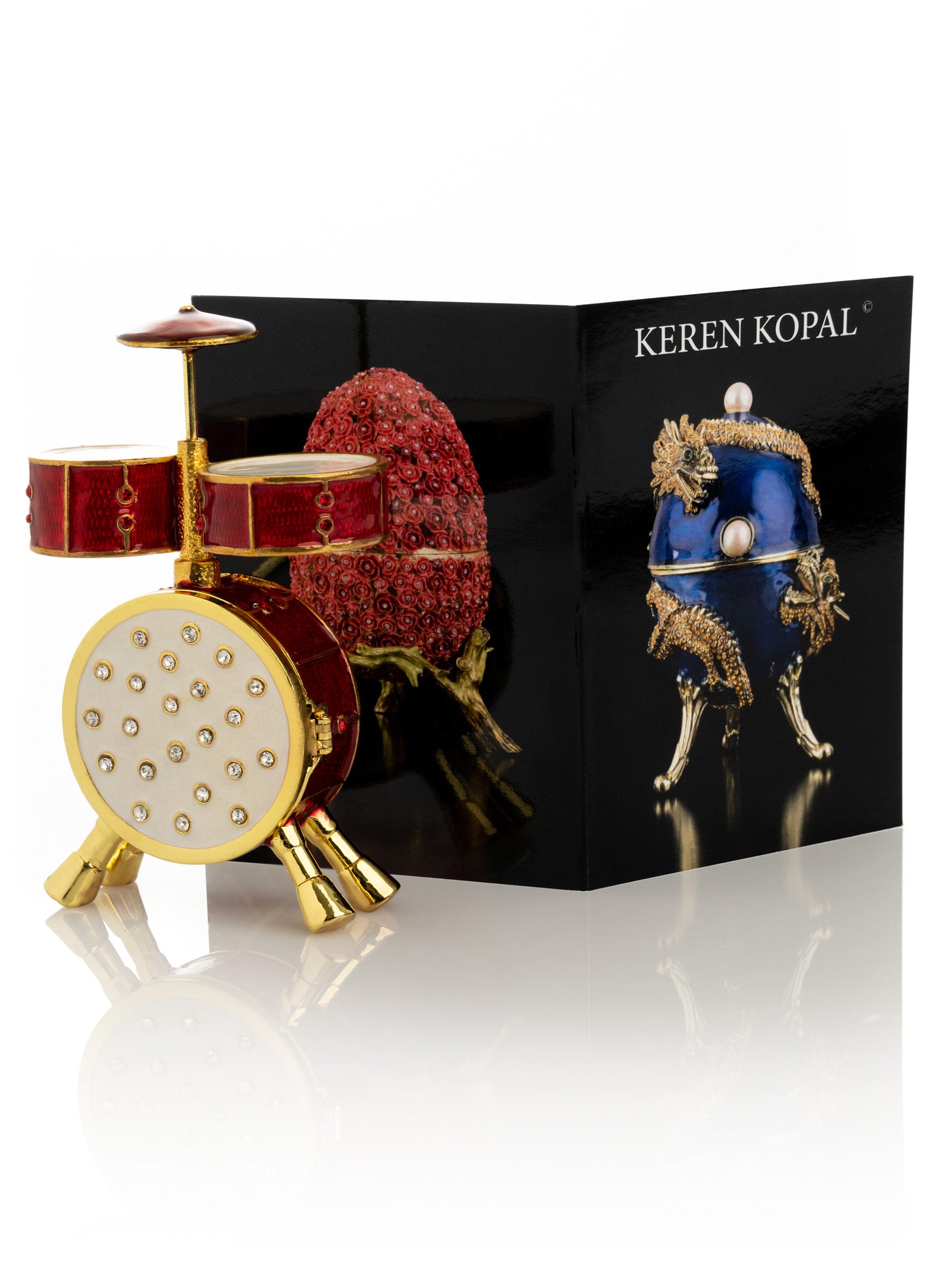 Keren Kopal Drum Set Trinket Box