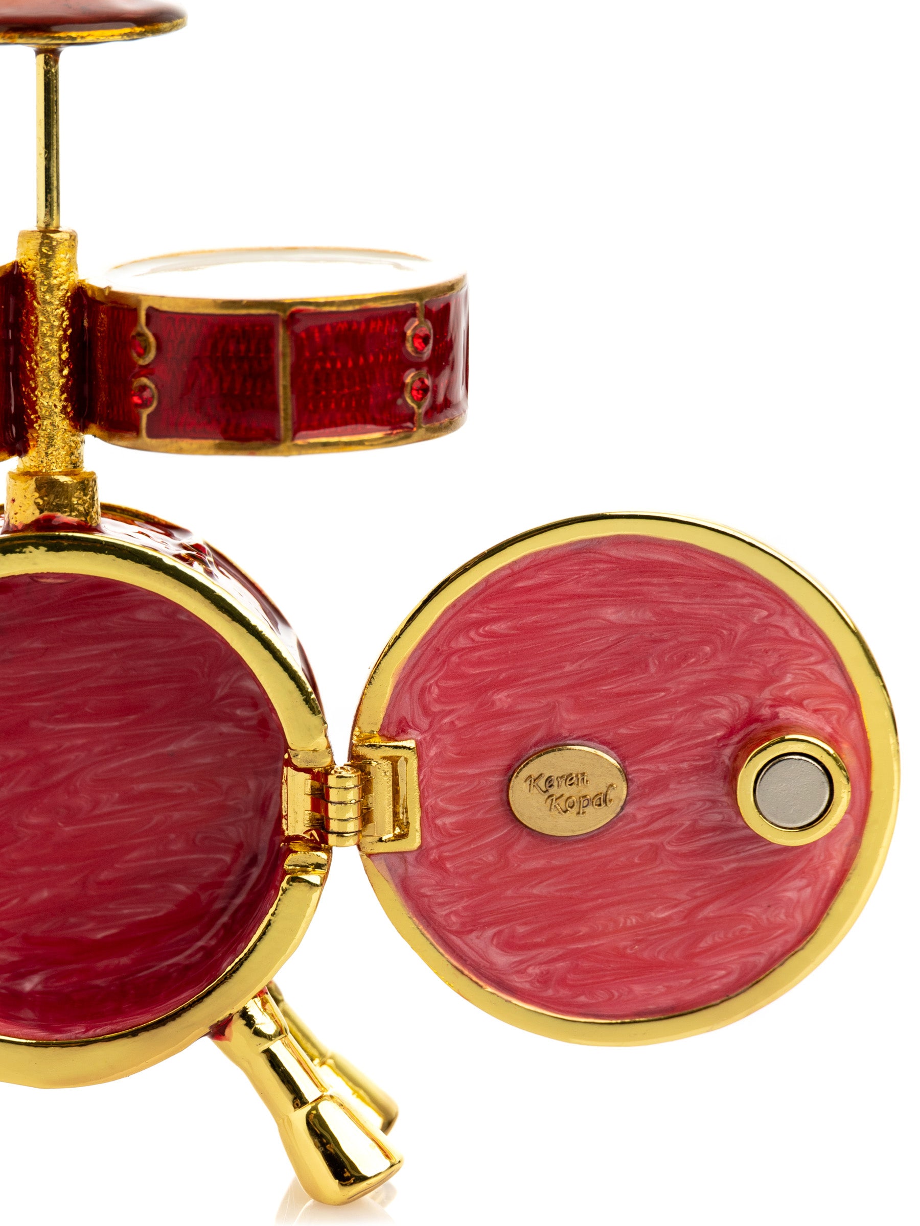 Keren Kopal Drum Set Trinket Box