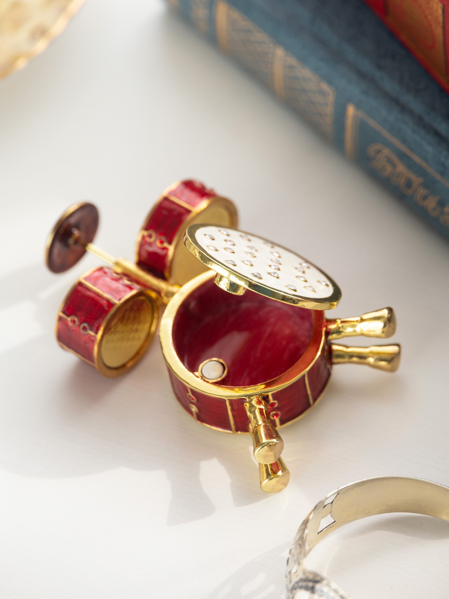 Keren Kopal Drum Set Trinket Box