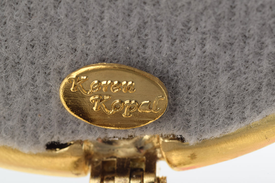 Keren Kopal Pink Faberge Egg with Flowers and Butterfly