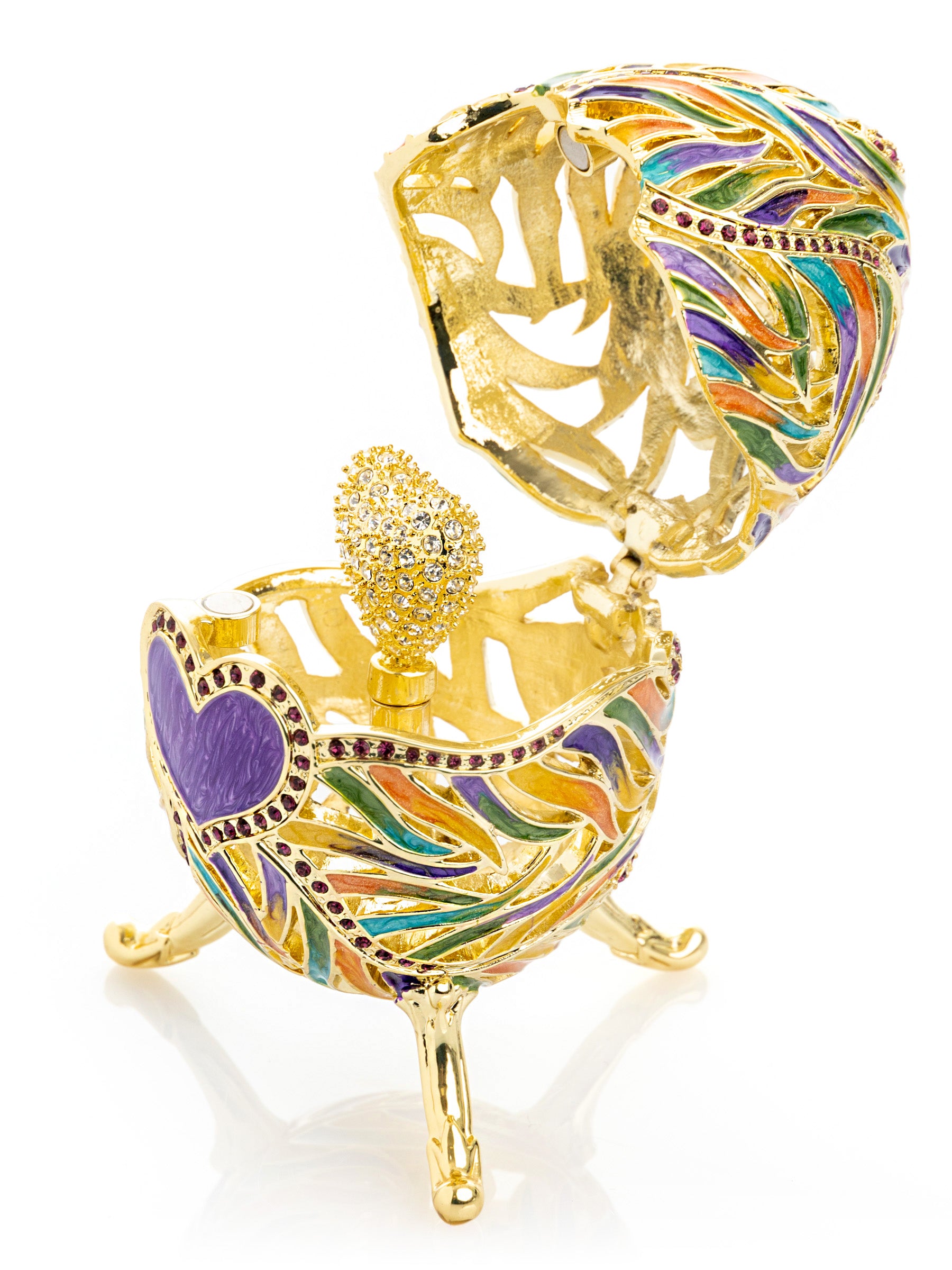 Keren Kopal colorful heart egg