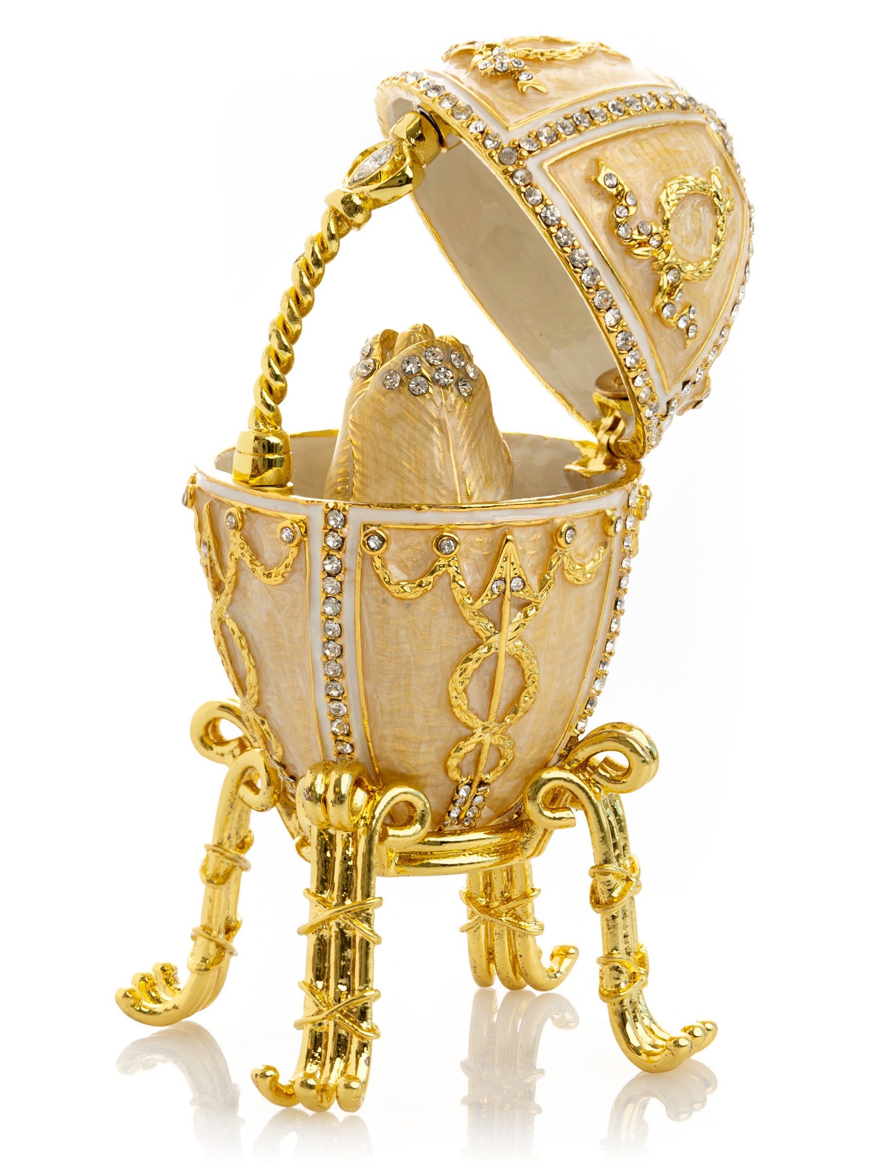 Keren Kopal Gold Egg with surprise Tulip flower