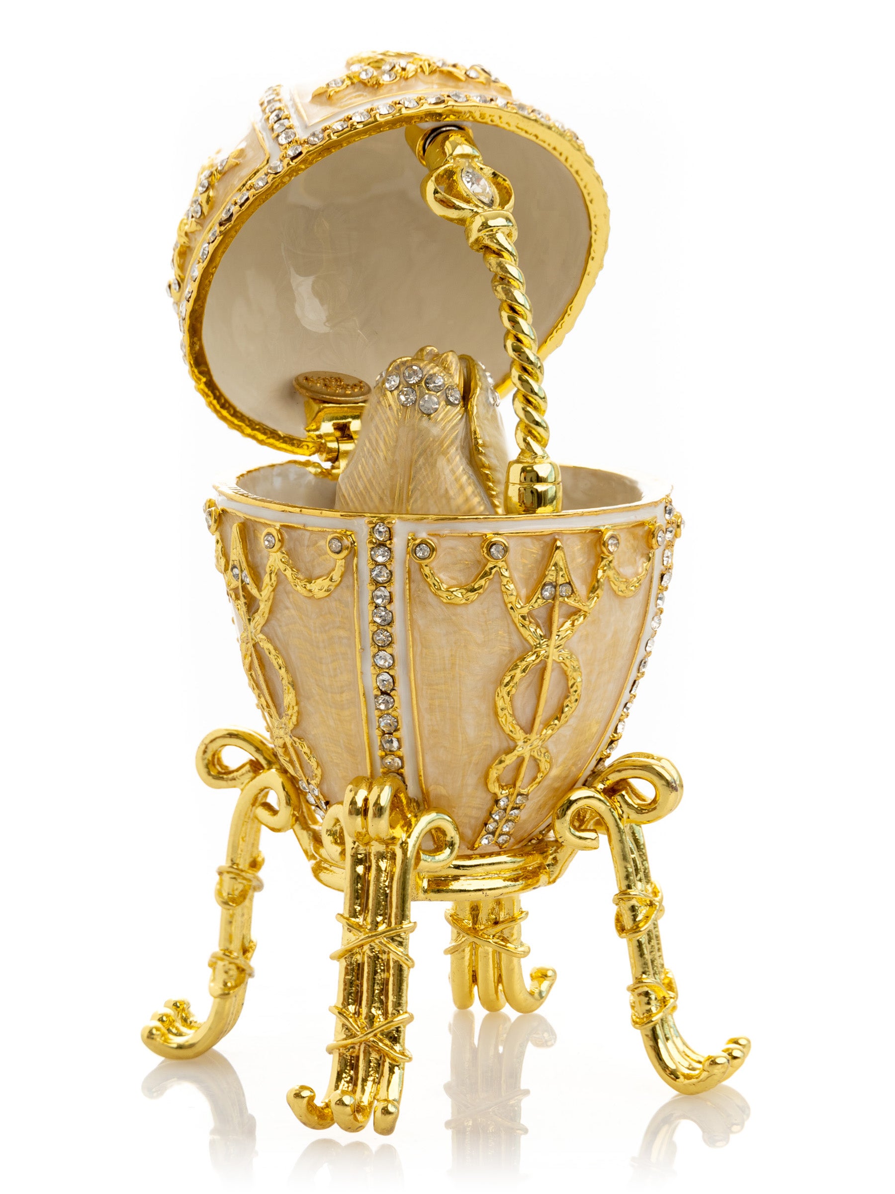 Keren Kopal Gold Egg with surprise Tulip flower