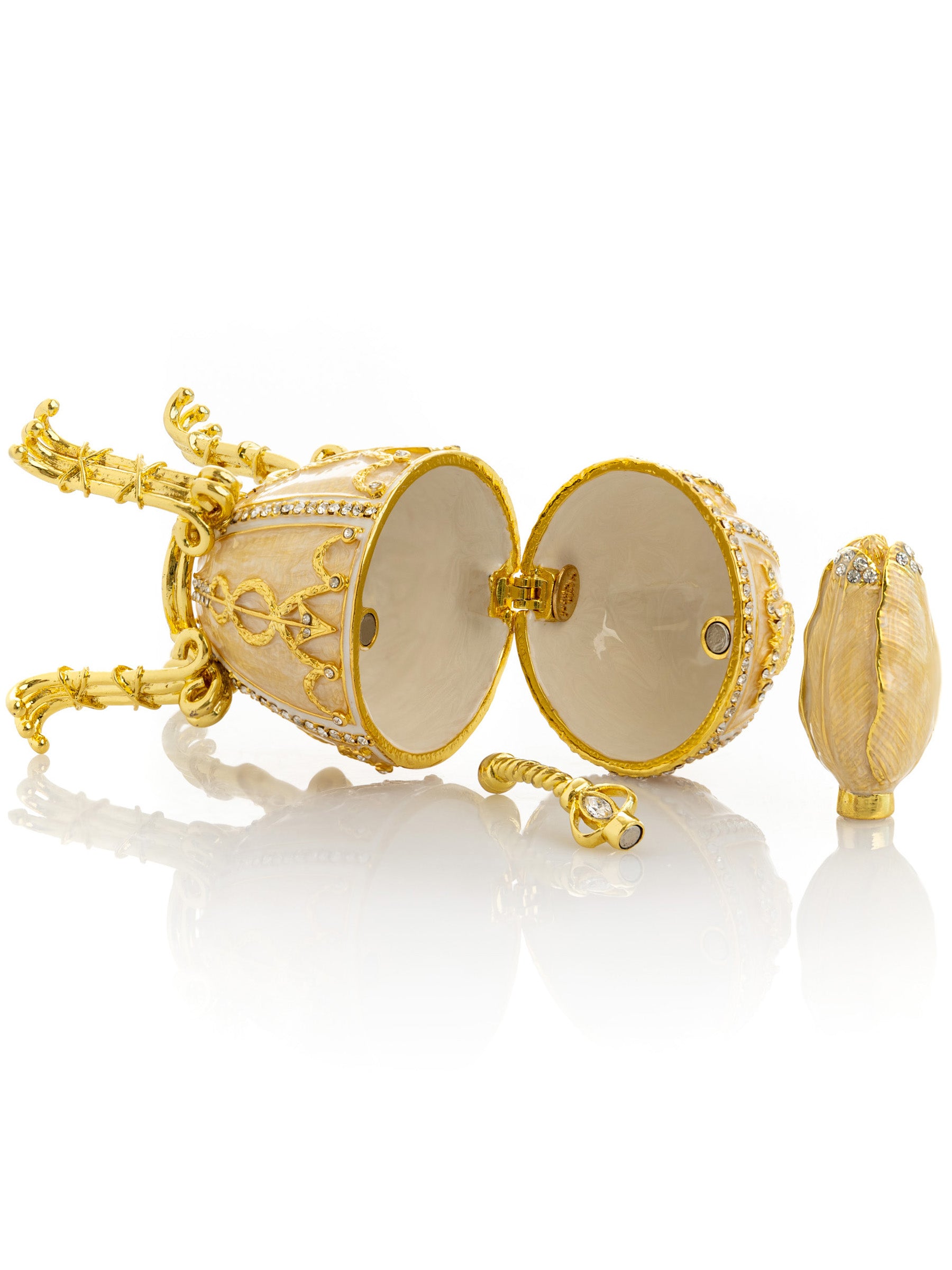 Keren Kopal Gold Egg with surprise Tulip flower
