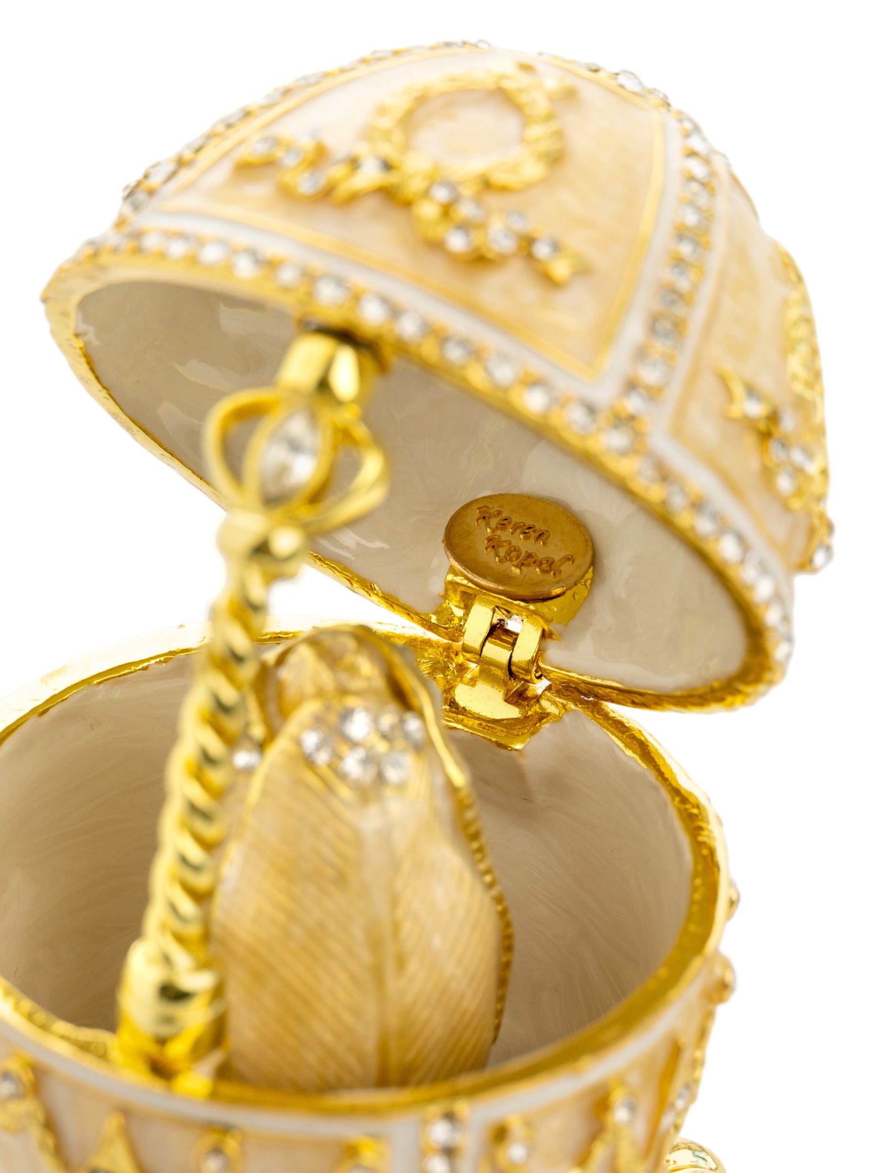 Keren Kopal Gold Egg with surprise Tulip flower