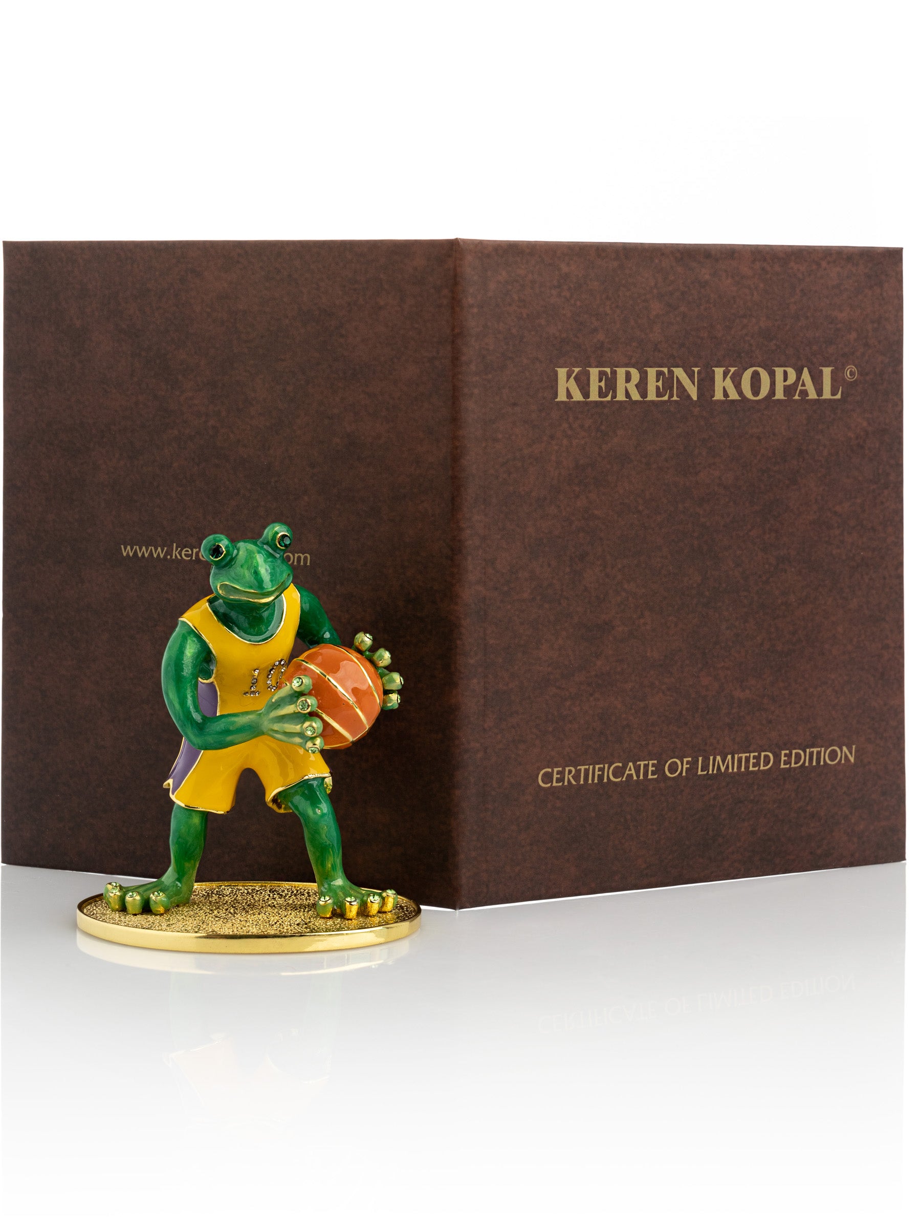 Keren Kopal Frog Playing Basketball