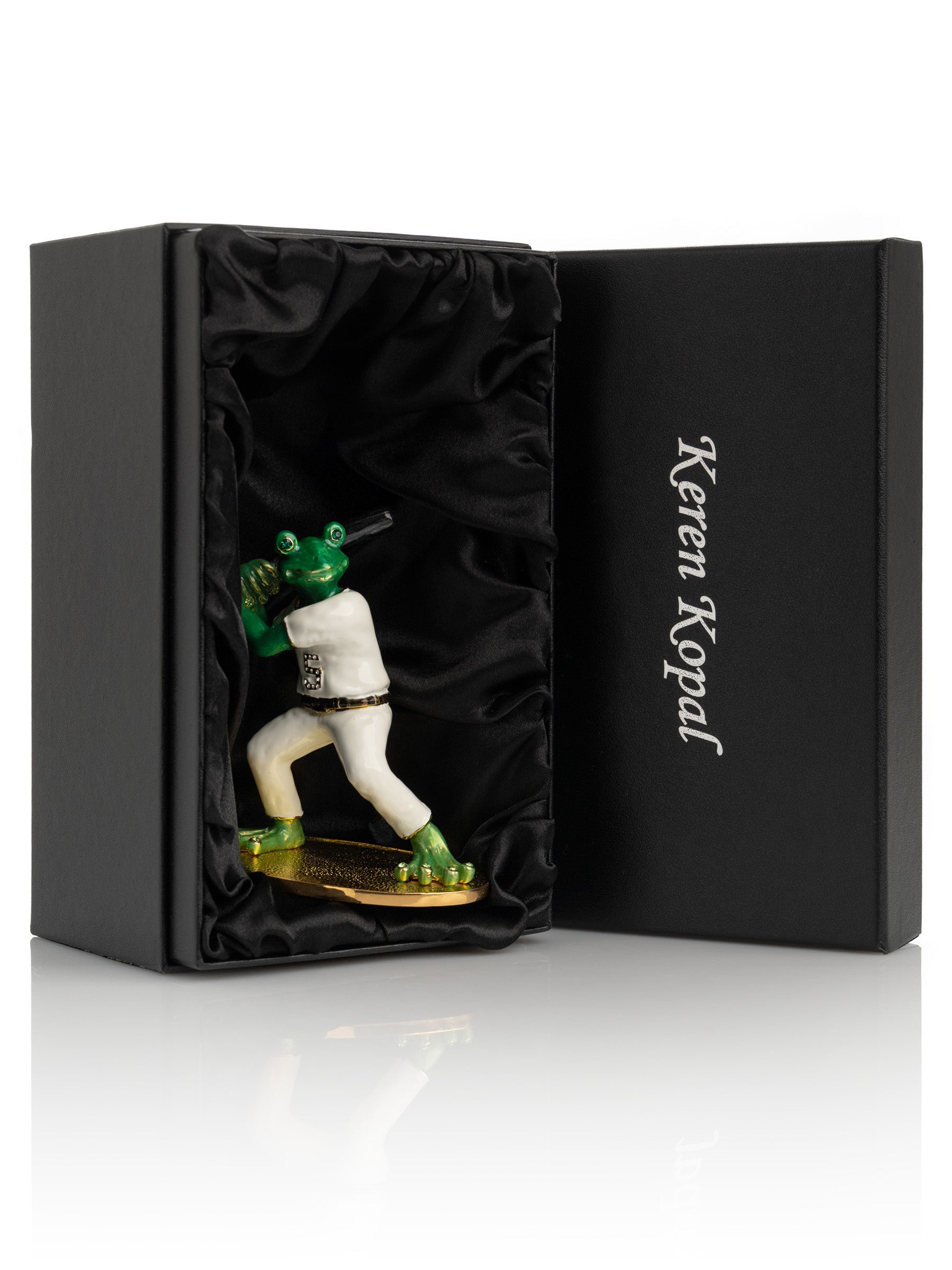 Keren Kopal Frog Playing Baseball