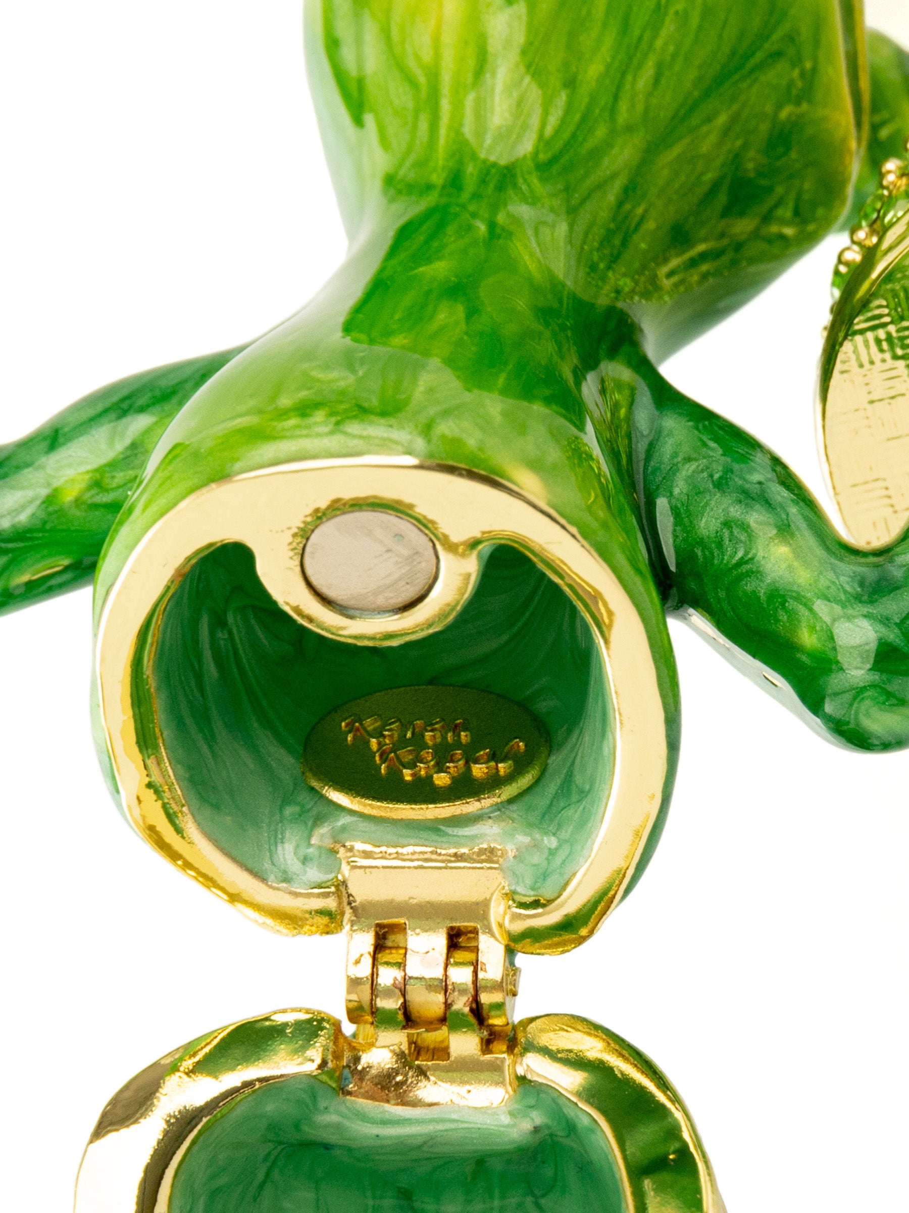 Keren Kopal Gourmet Frog Chef Trinket Box
