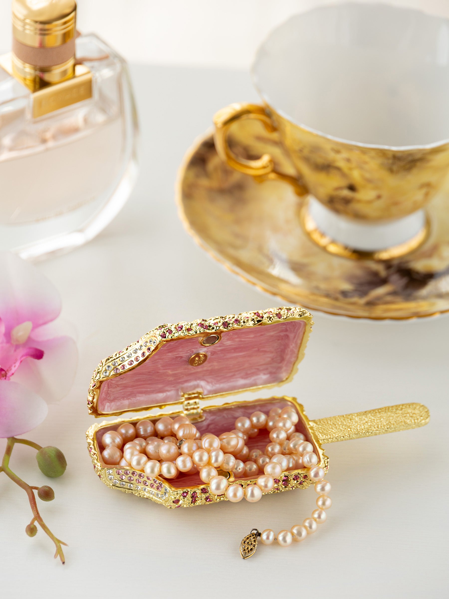 Keren Kopal Golden ice-cream Ice Pop Trinket Box
