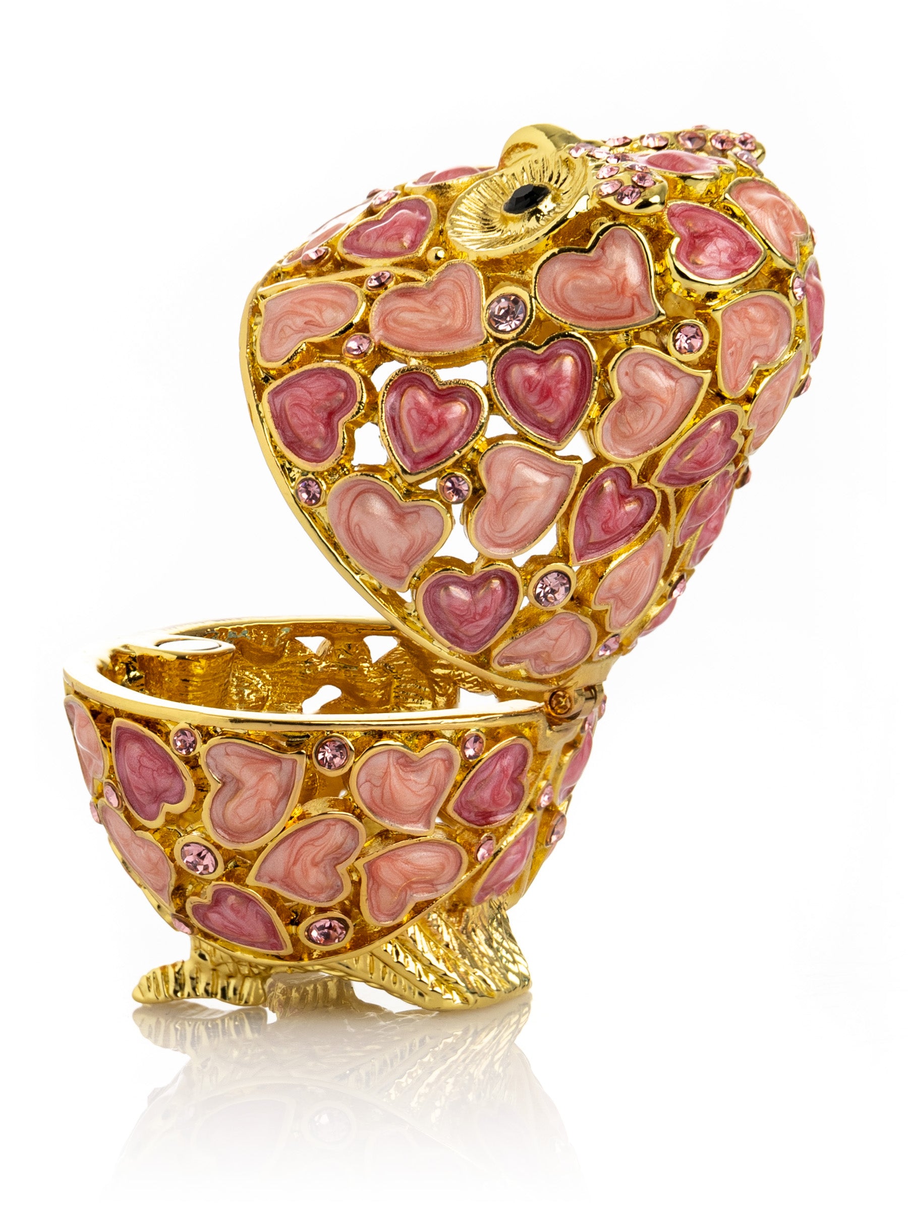 Keren Kopal Golden Owl with Hearts