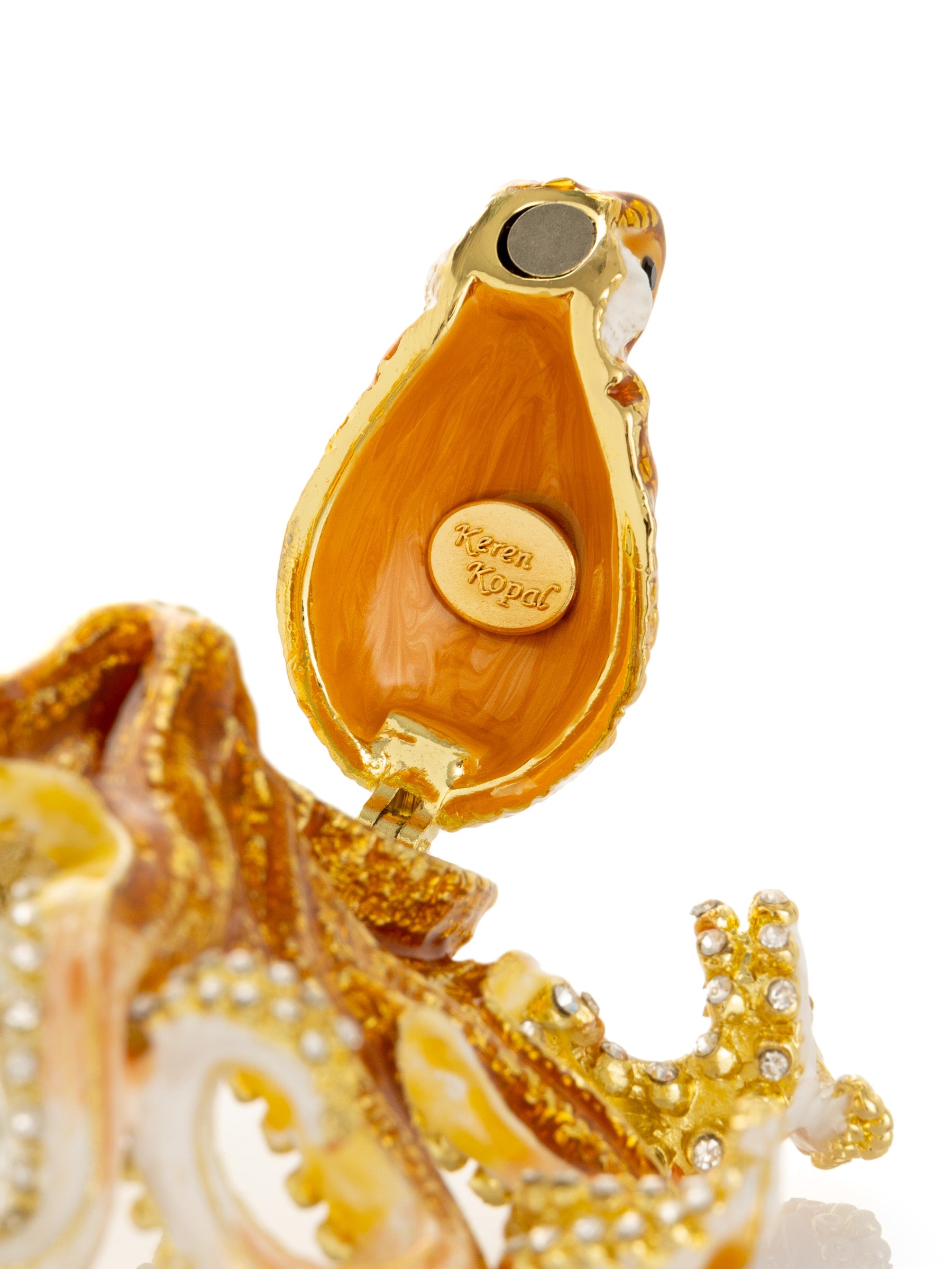 Keren Kopal Crystal Apple with an Octopus