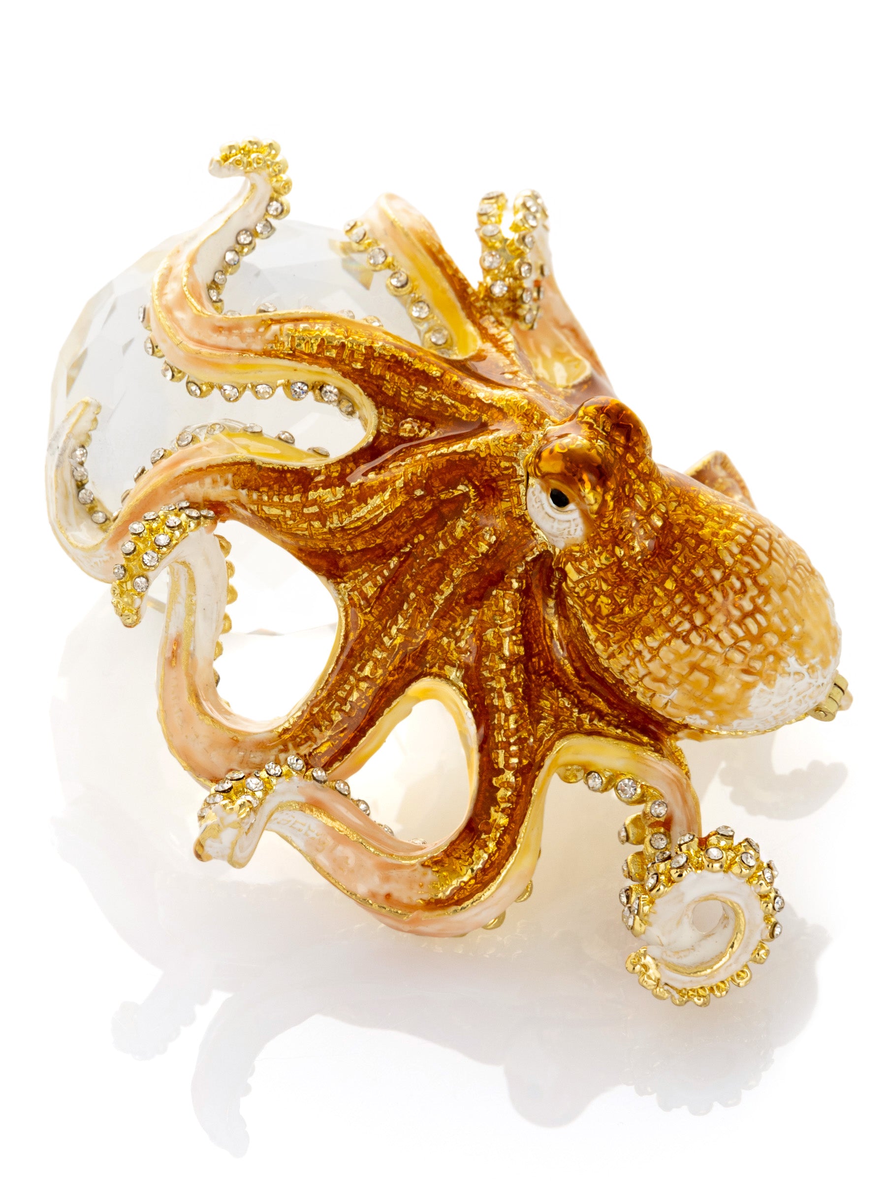 Keren Kopal Crystal Apple with an Octopus